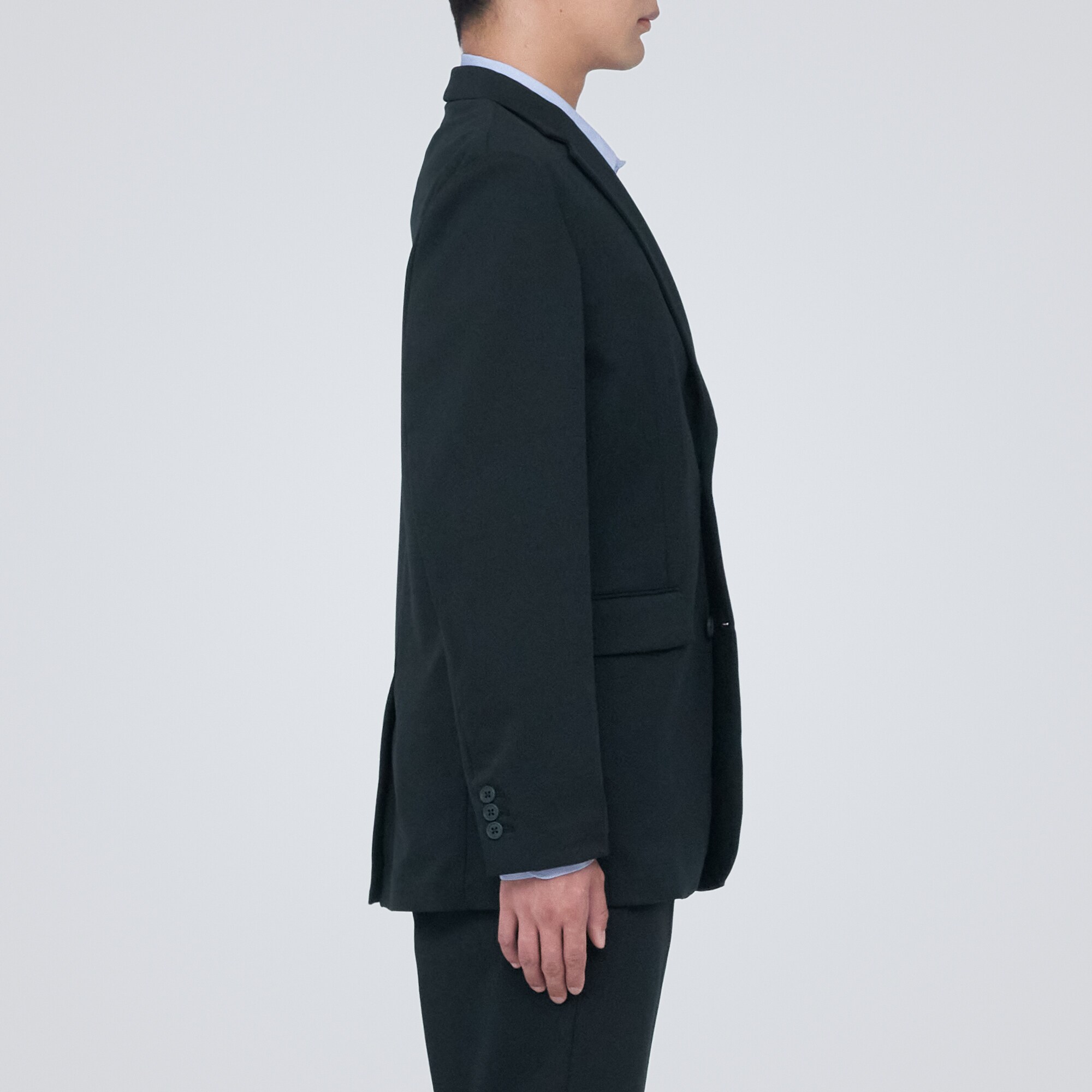 【セットアップ可能】起毛ストレッチジャケット