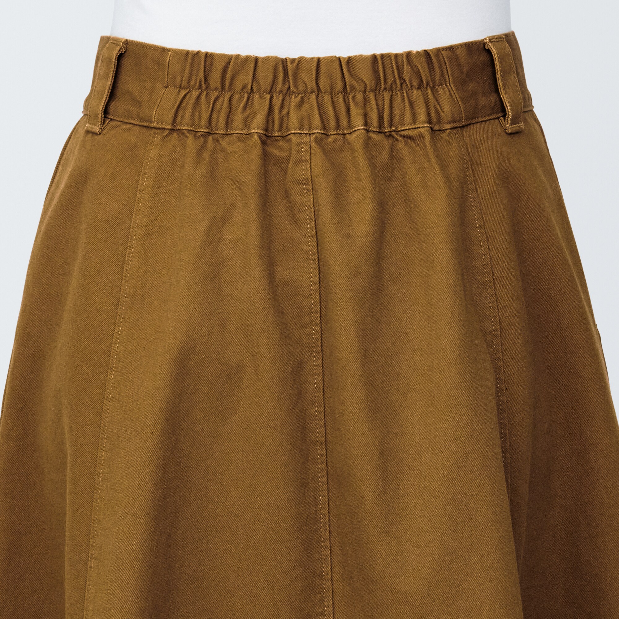 婦人　木の実から作ったカポック混フレアスカート