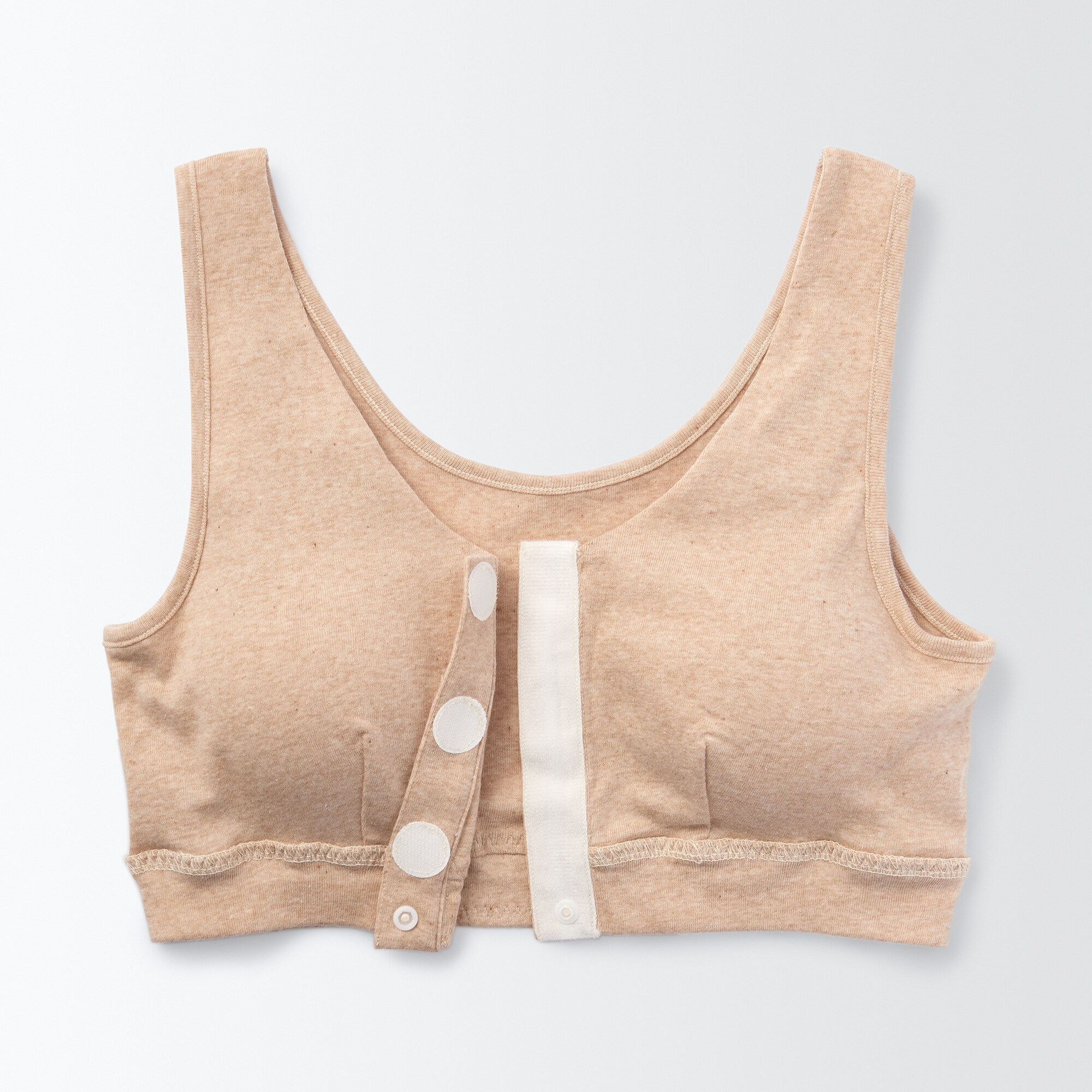 無染色前開きブラジャー