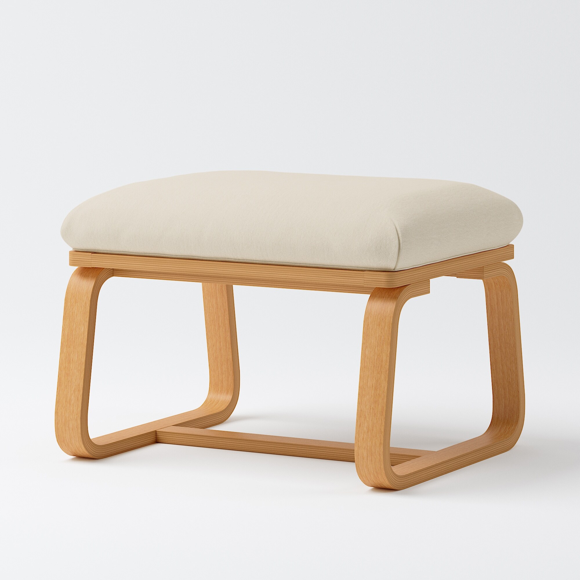 【カバー】リビングでもダイニングでもつかえる　洗いざらしの綿帆布　ベンチ・２用カバー