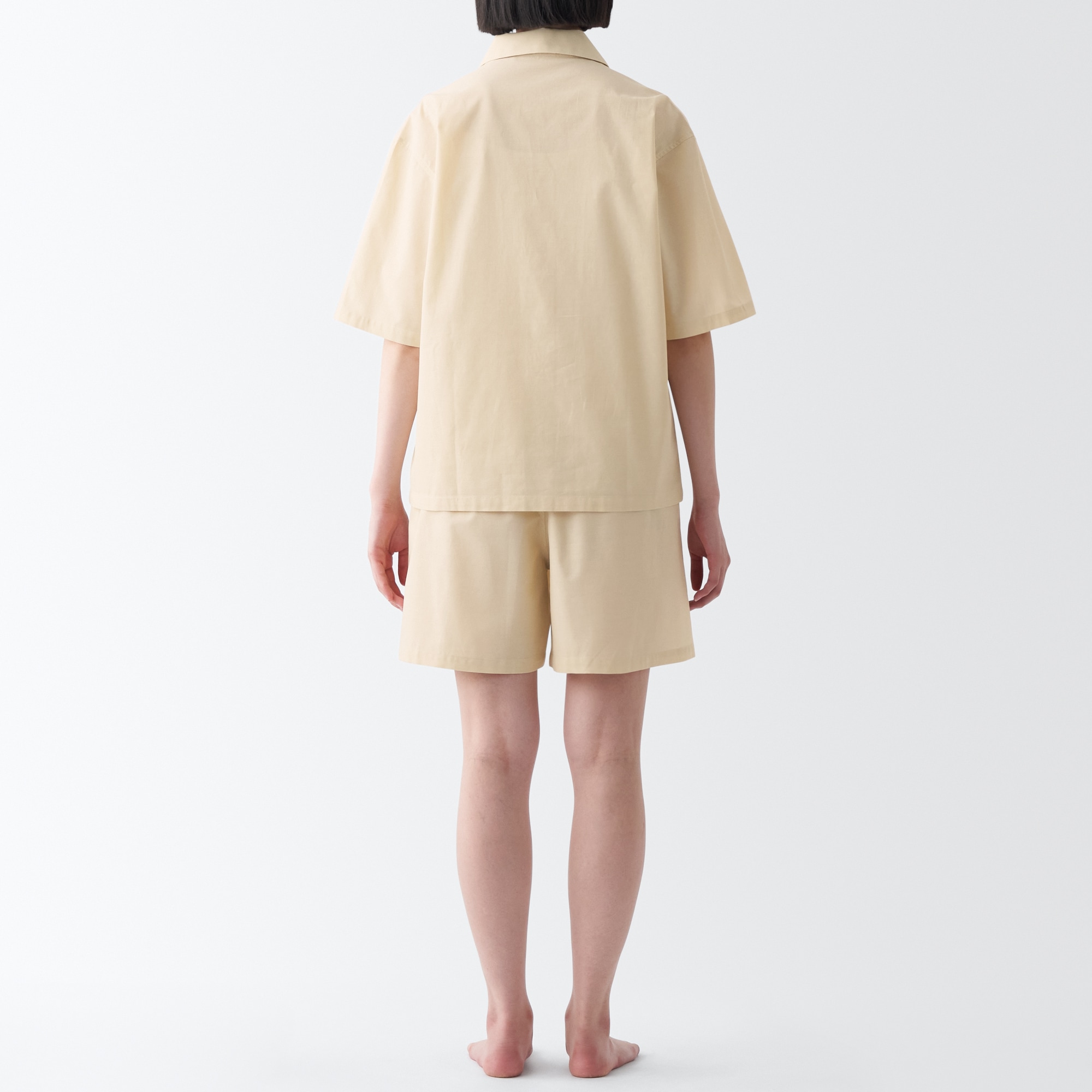 綿ブロード　半袖パジャマ