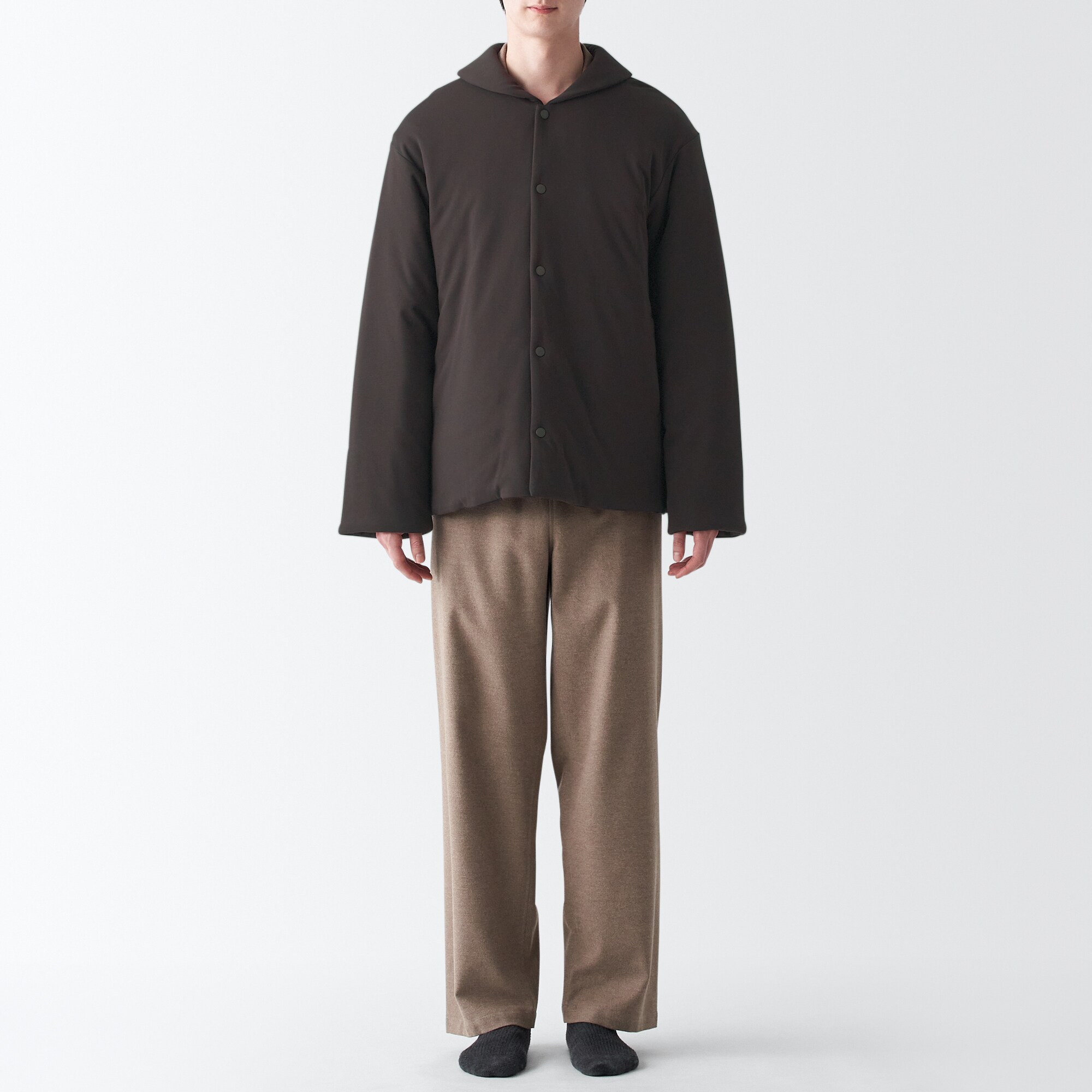 洗える　中わた　カーディガン