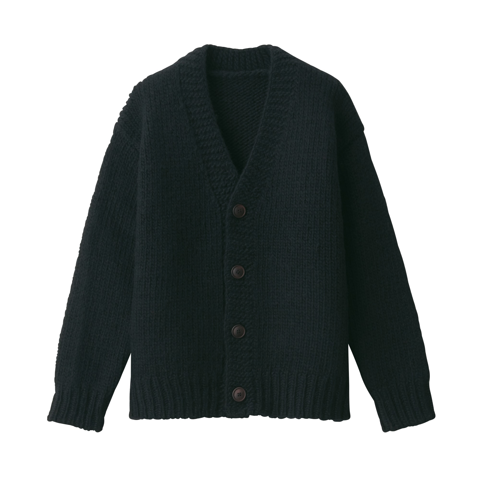 手編みニットカーディガン