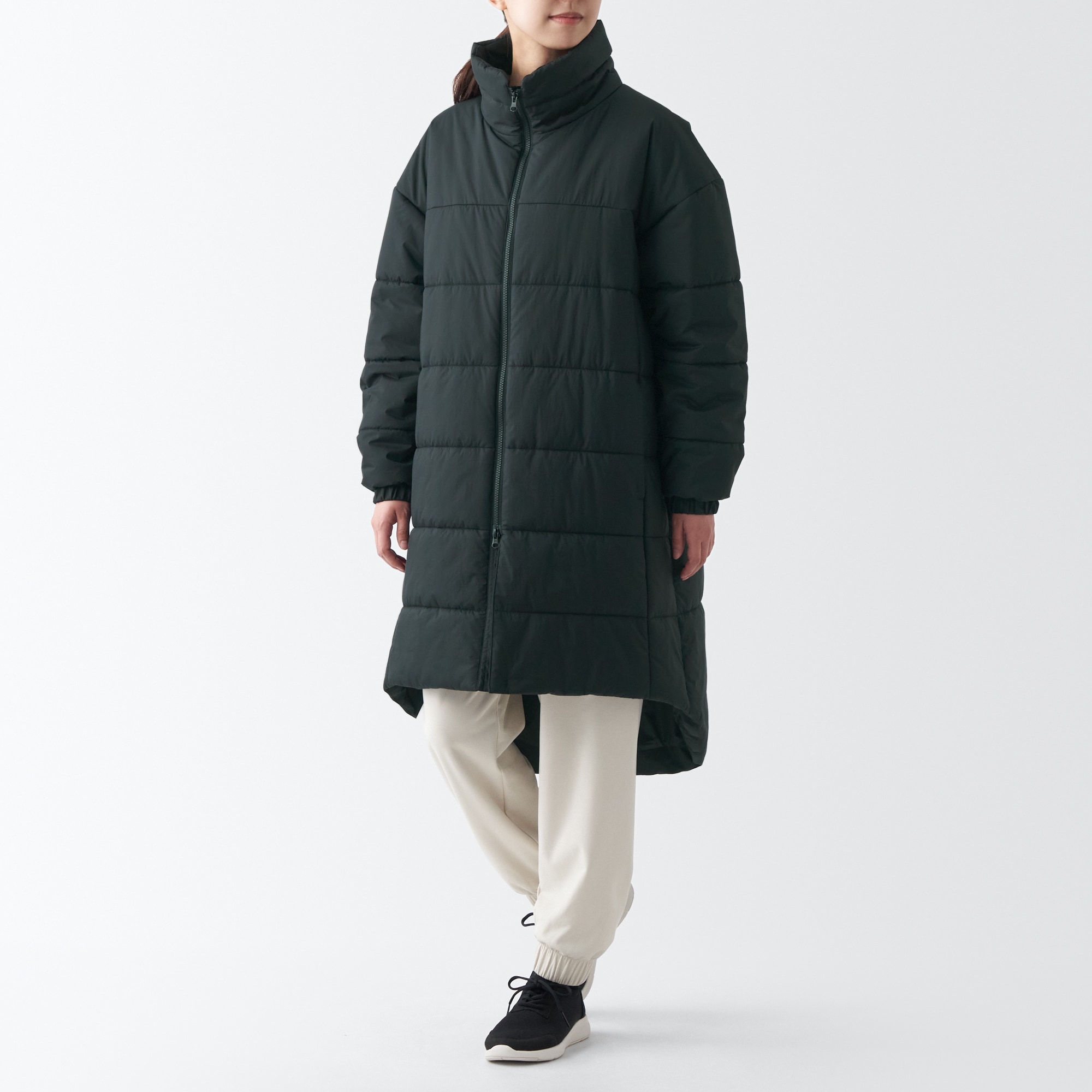 防風撥水中わたコート