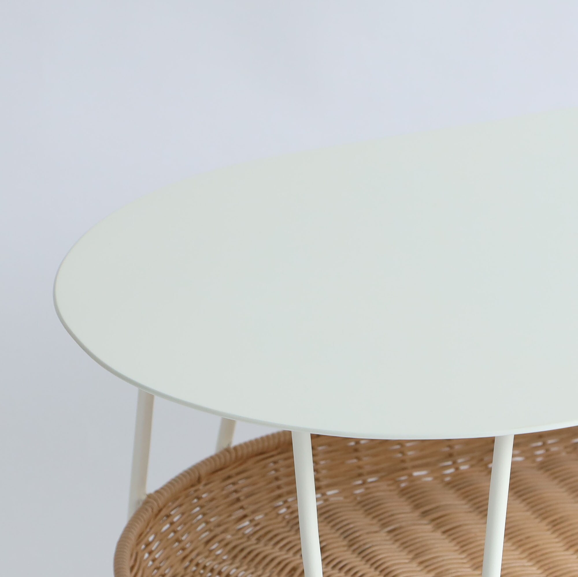 ［ＩＤＥＥ］ＷＡＬＬＡＢＹ　ＬＯＷ　ＴＡＢＬＥ　ＯＶＡＬ　ＷＨＩＴＥ