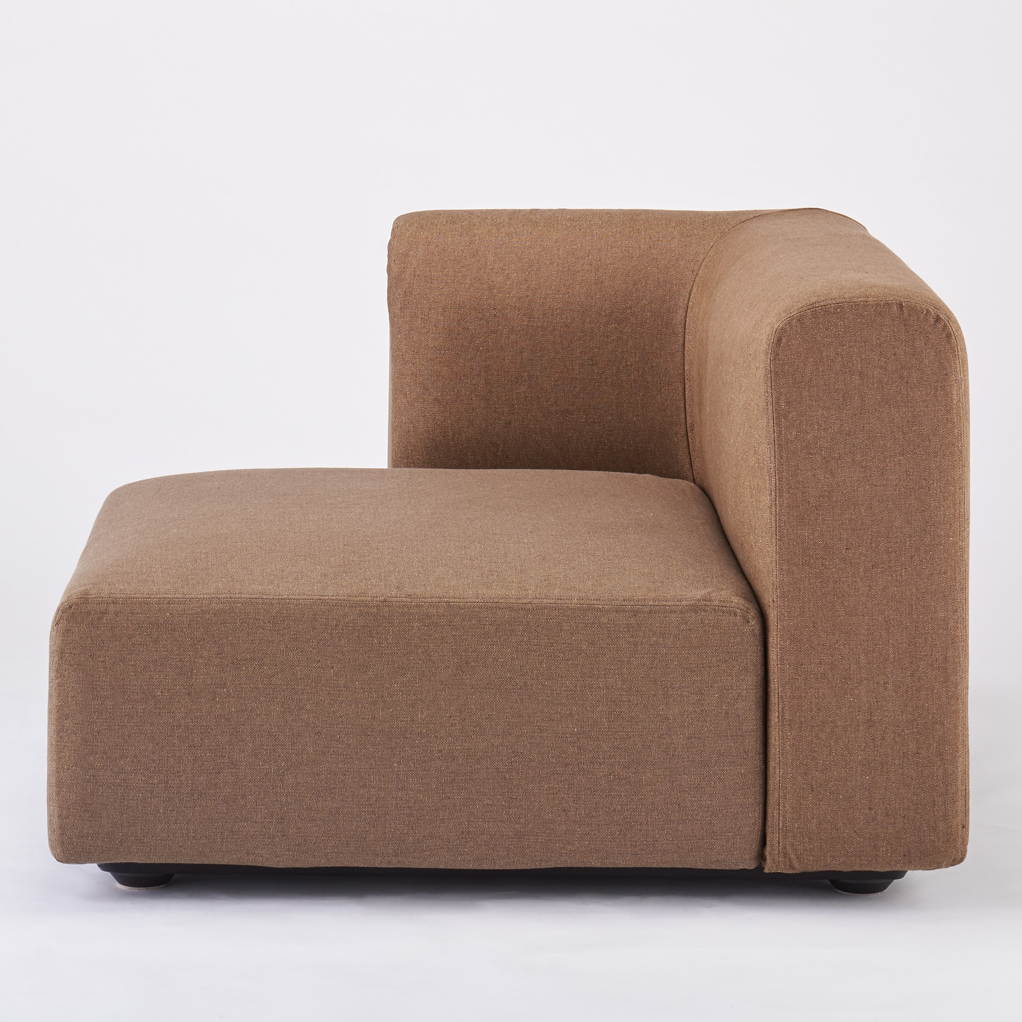 【カバー】麻綿平織ユニットソファ・ハーフアーム・大（右）用カバー