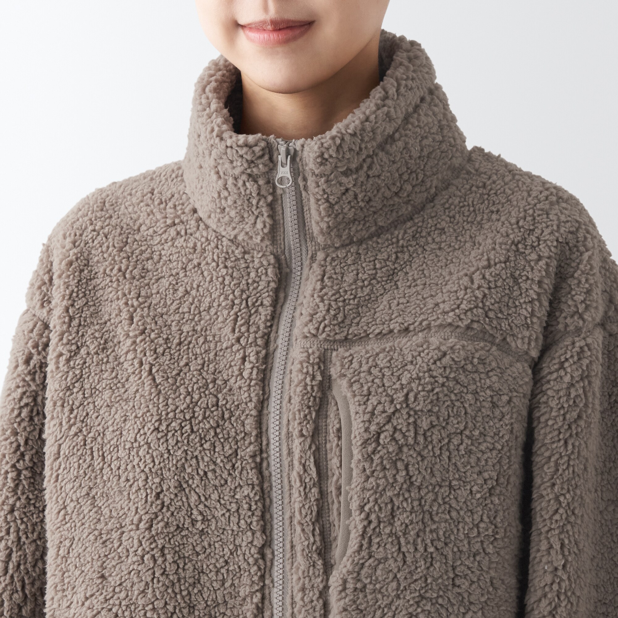 防風フリースコート