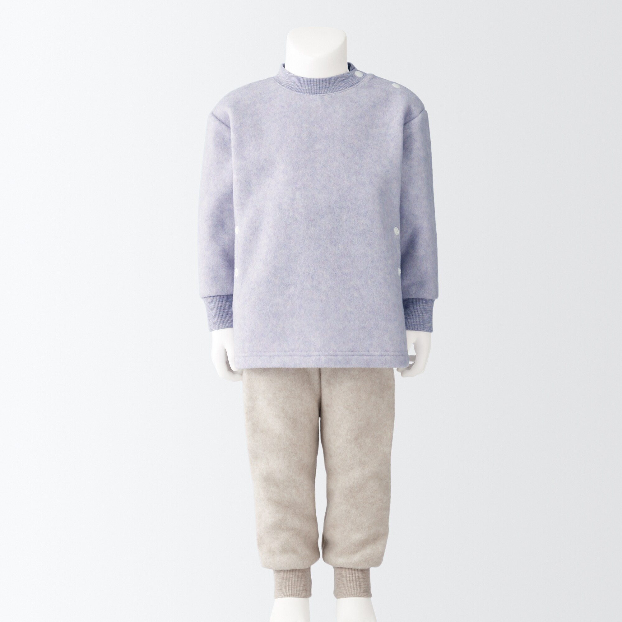 なめらかフリース　ルームウエアセット（ベビー）