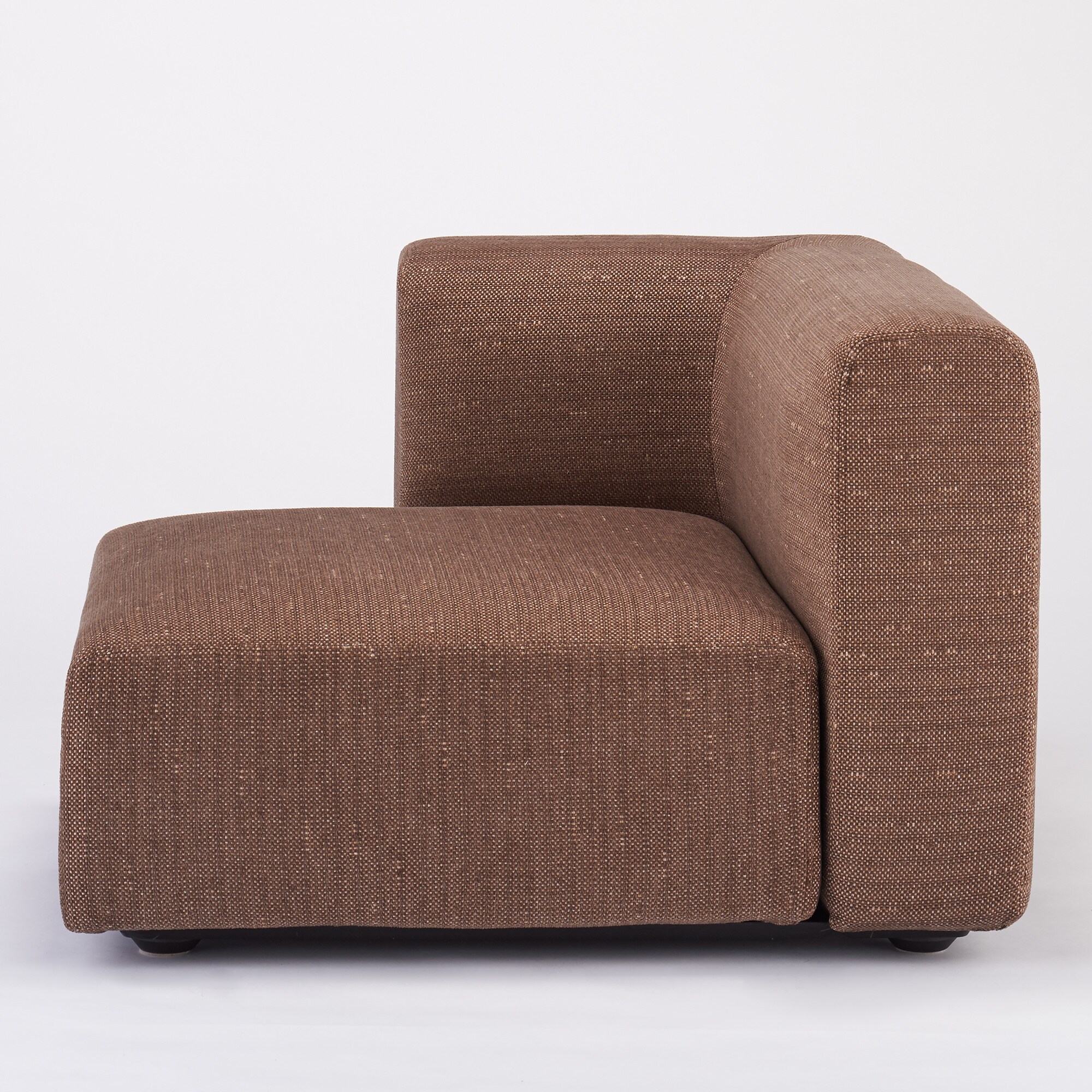 【カバー】綿ポリエステル変り織ユニットソファ・ハーフアーム・大（右）用カバー／ベージュ