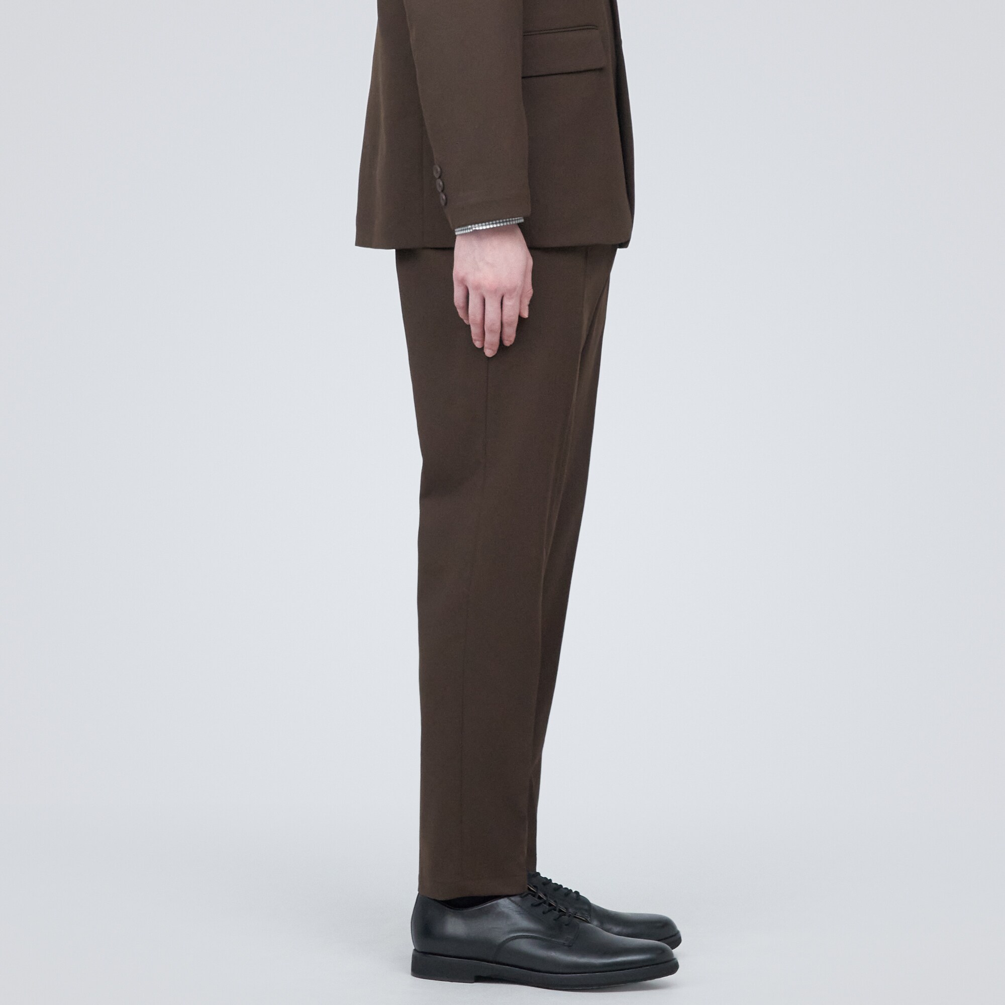 【セットアップ可能】撥水ストレッチノータックパンツ