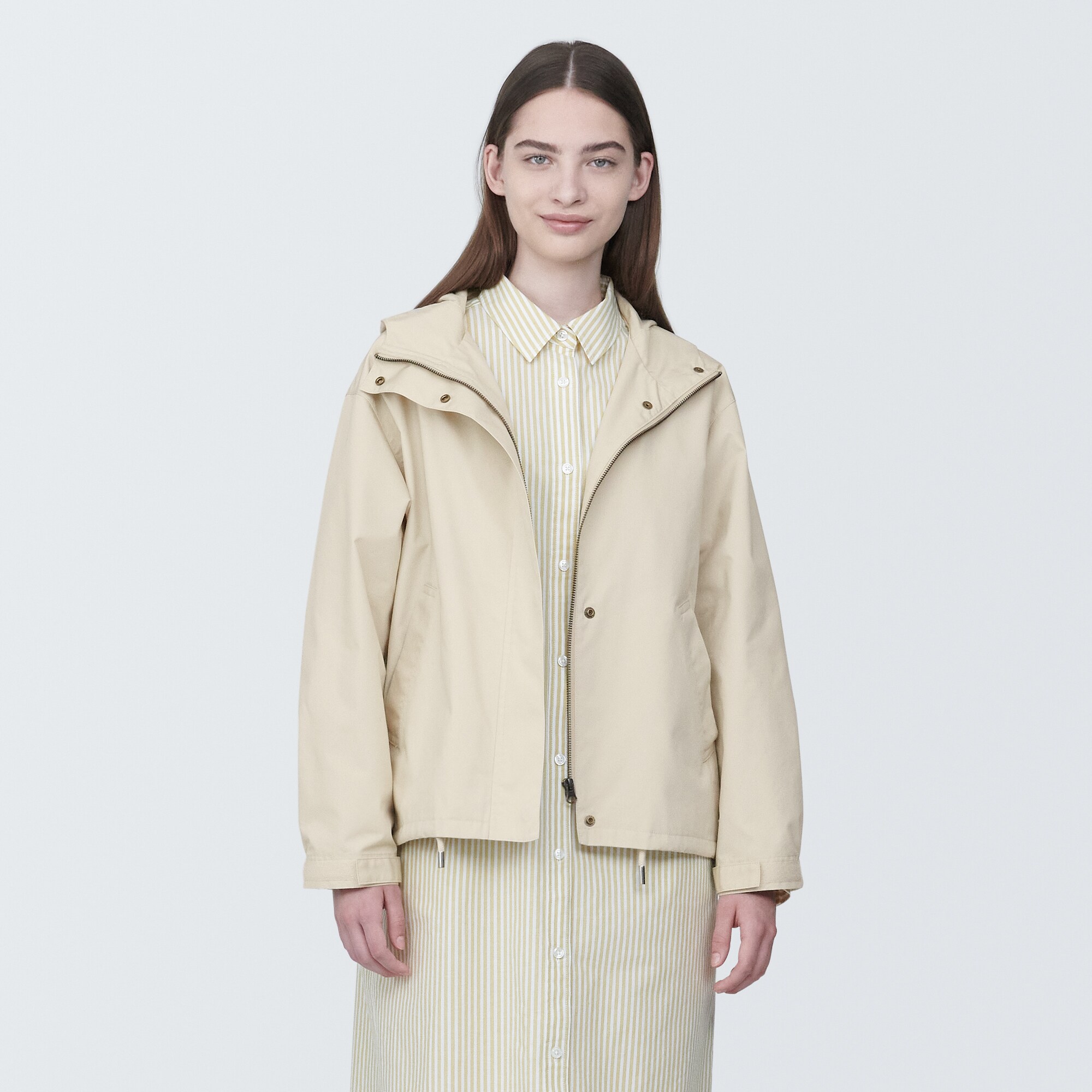 婦人　撥水フードジャケット