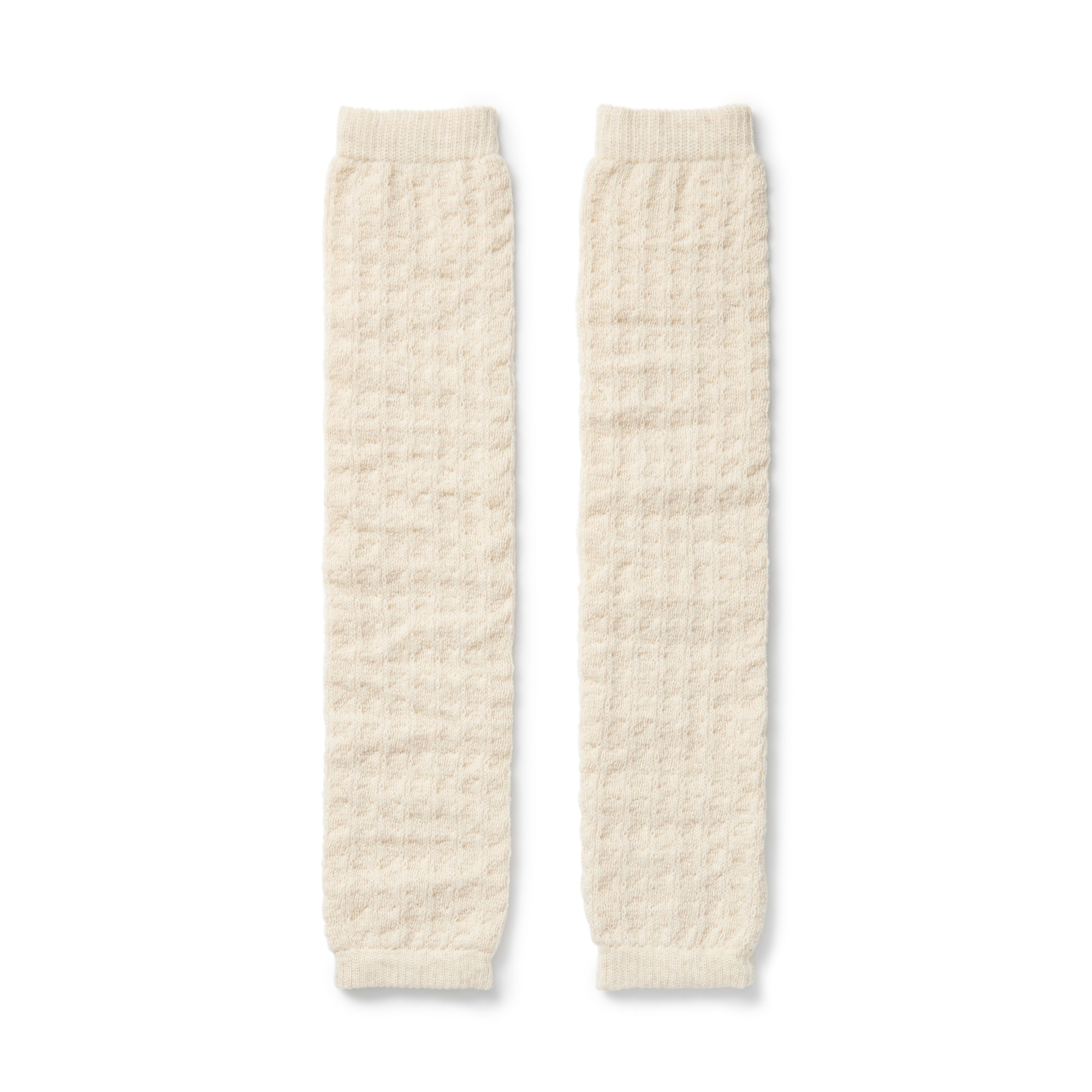 ヤク混　手にも使える　レッグウォーマー