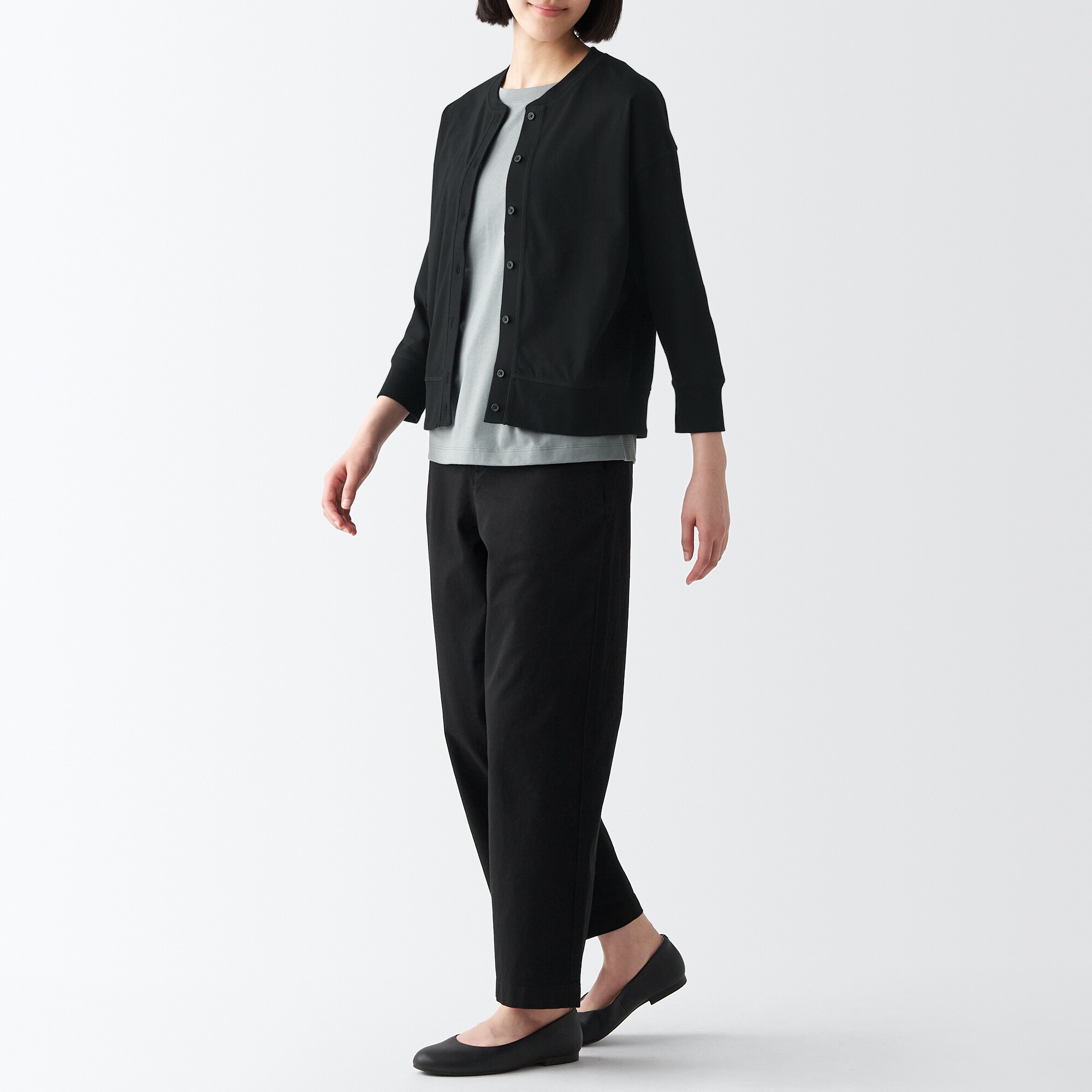 ＵＶカット天竺編みカーディガン