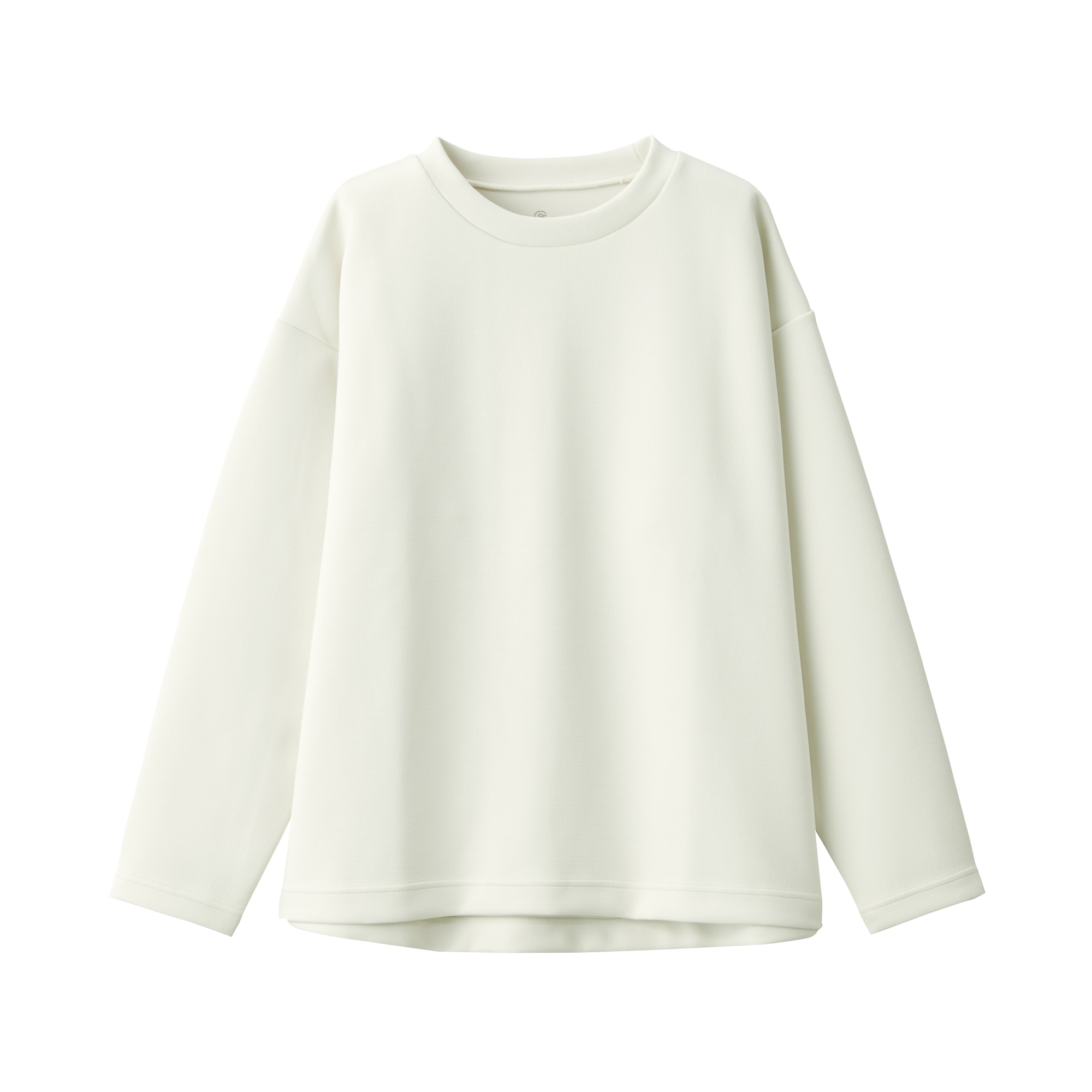 二重編みスウェットプルオーバー