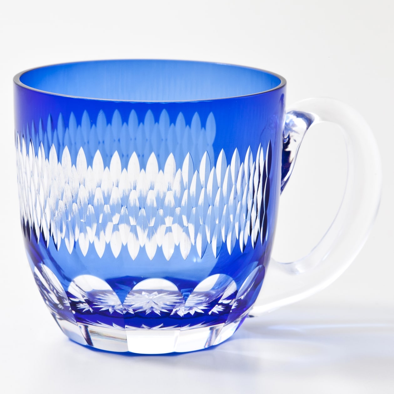 江戸切子の硝子カップ