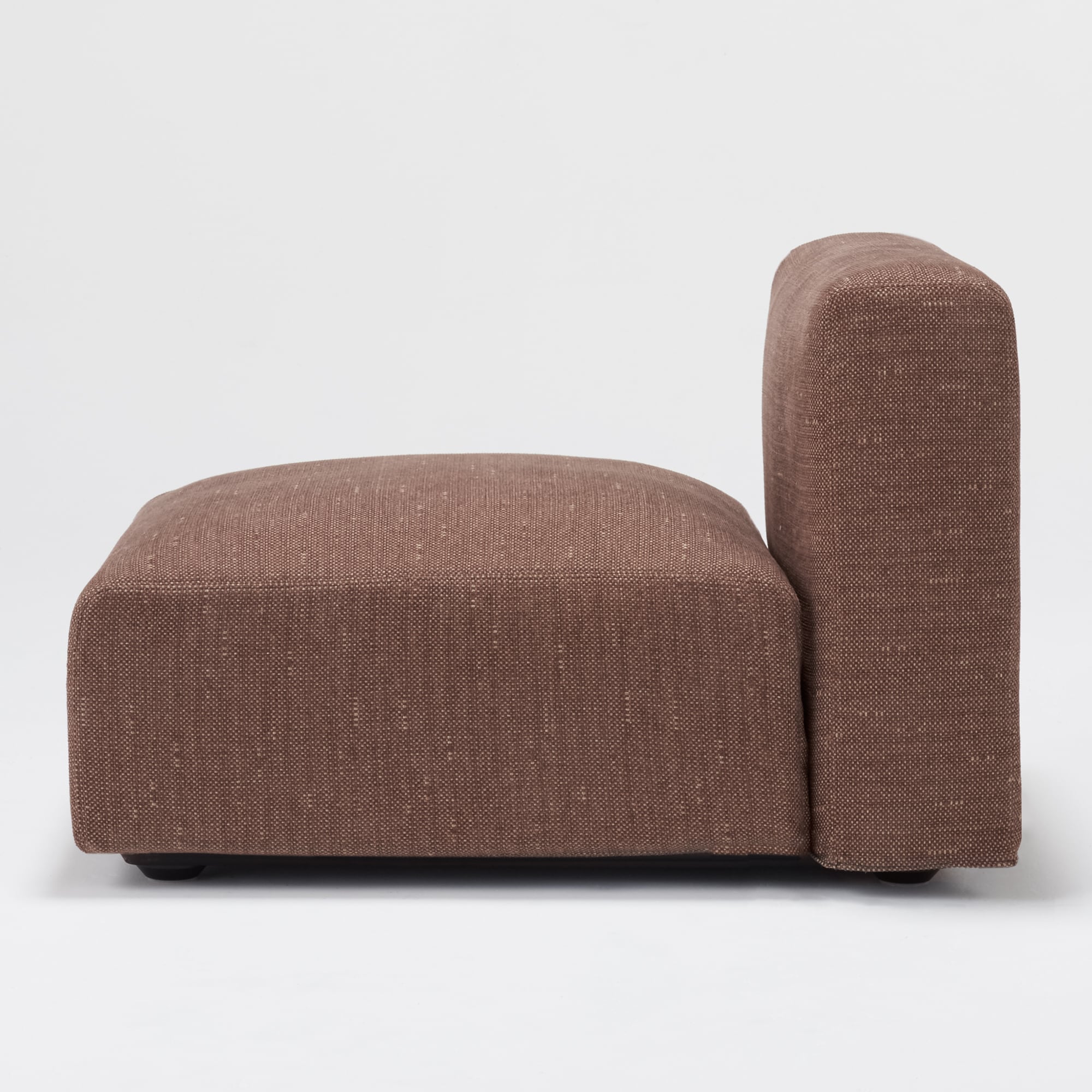 【カバー】綿ポリエステル変り織ユニットソファ・アームレス・大・幅７７ｃｍ用カバー／ベージュ