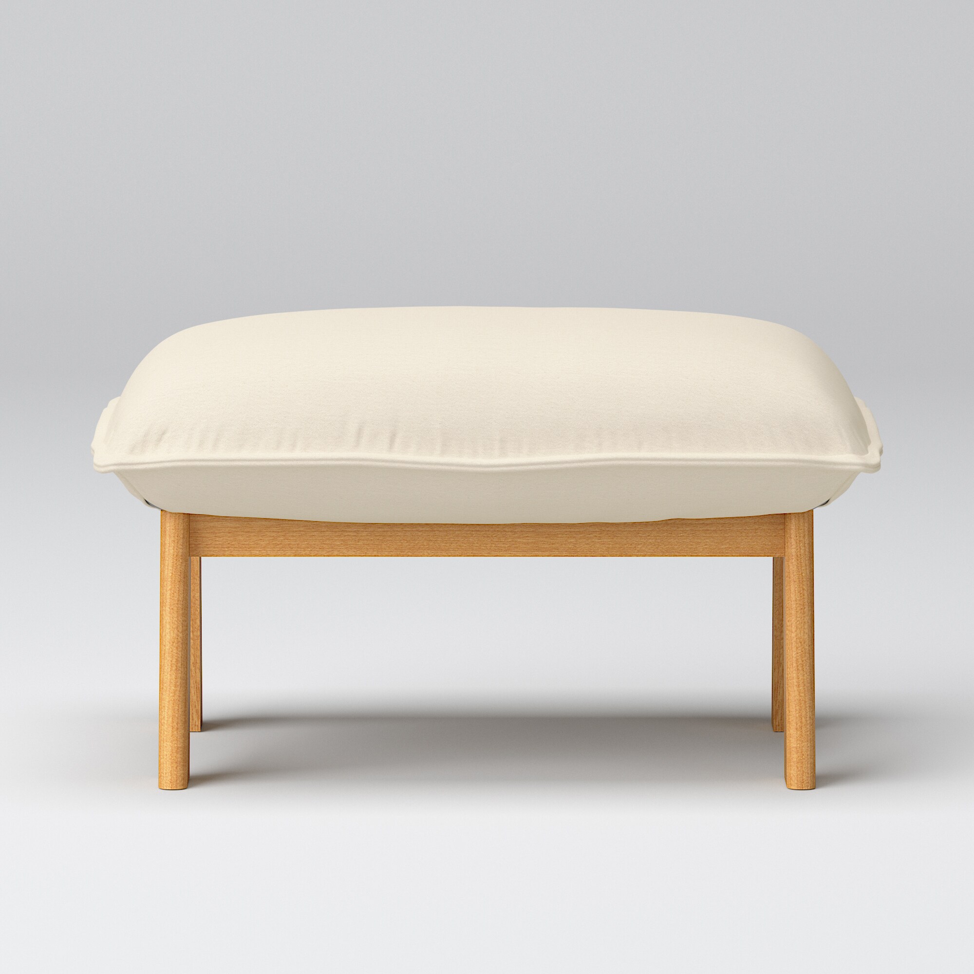 【カバー】洗いざらしの綿帆布ハイバックリクライニングソファ・オットマン用カバー