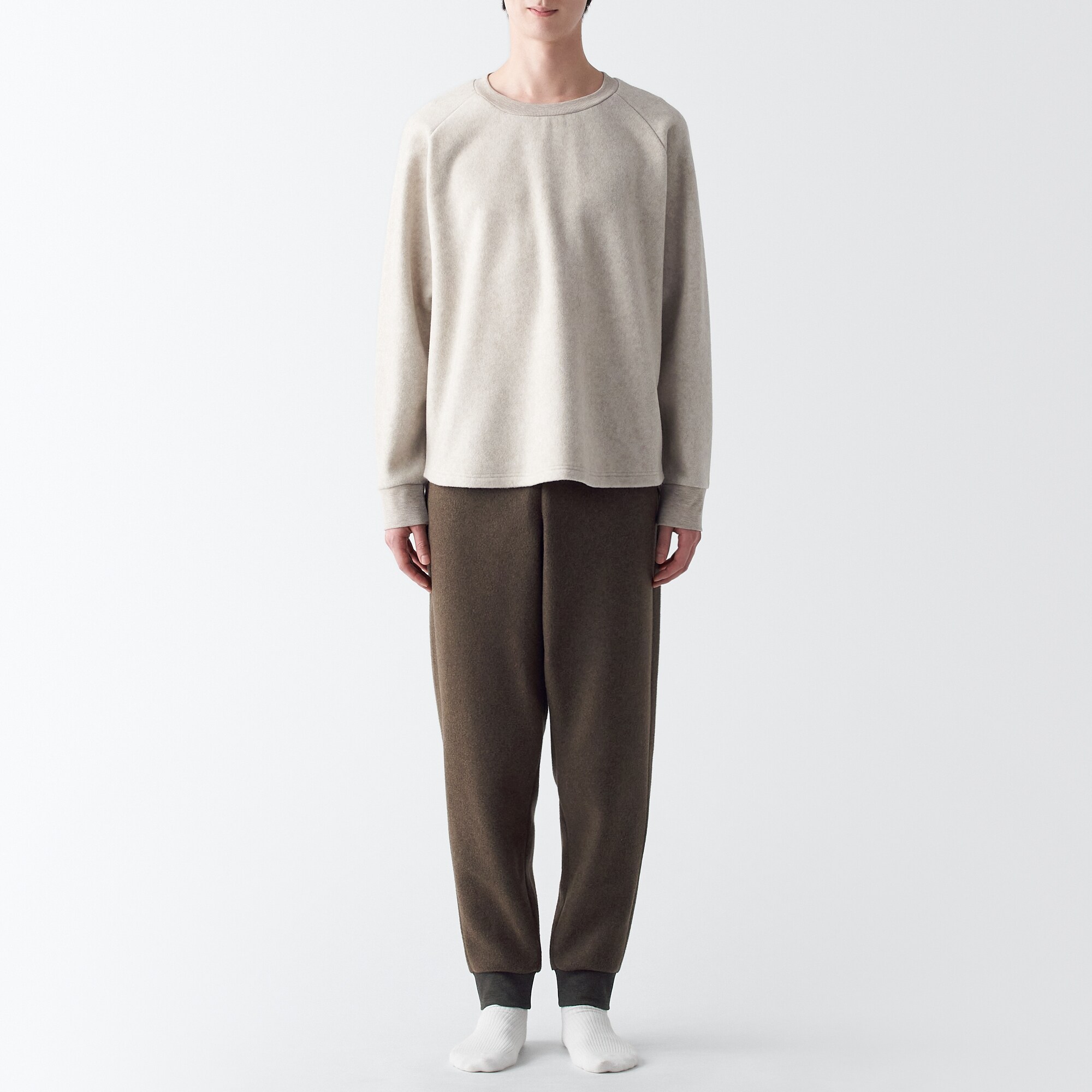 なめらかフリース　ルームウェアセット