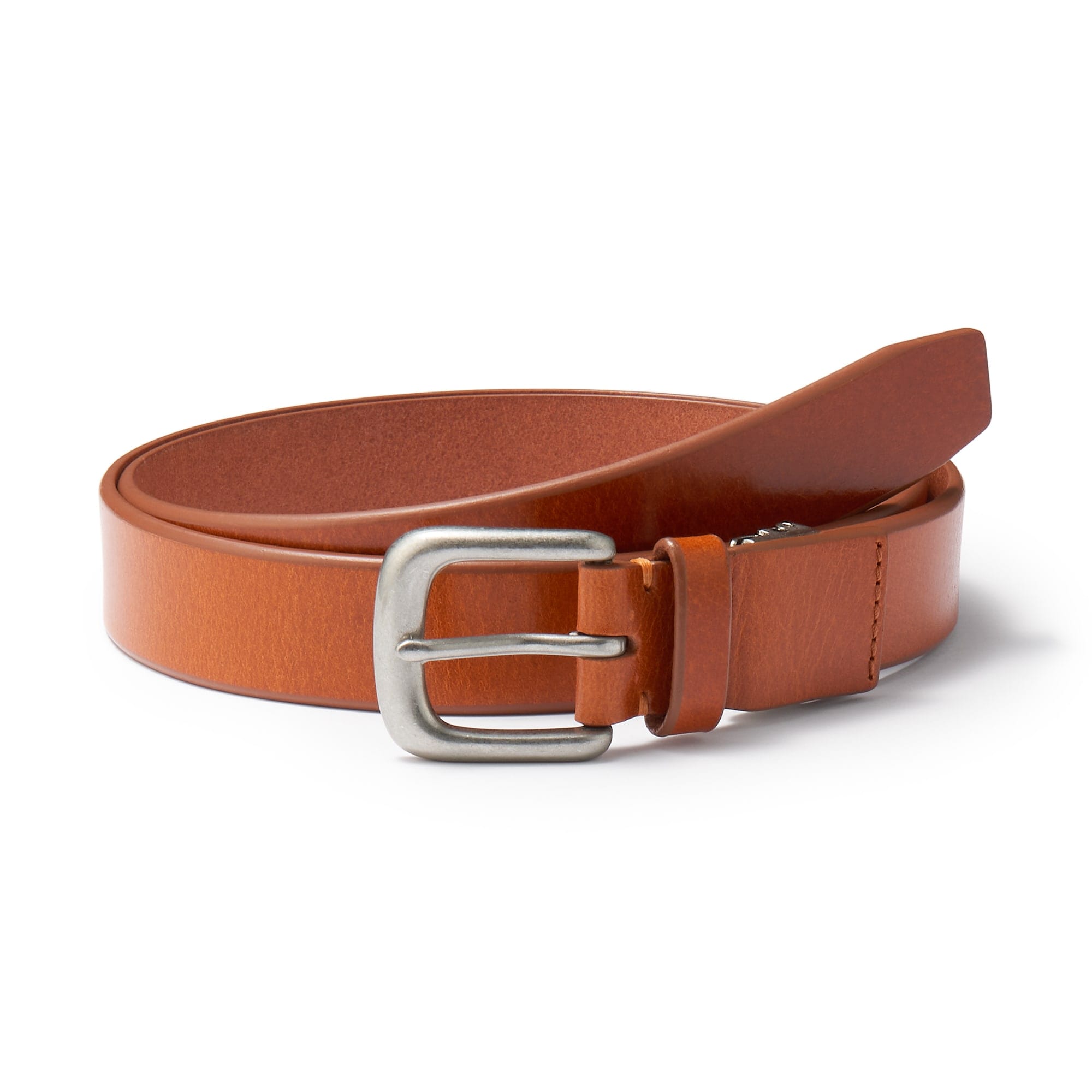 ヌメ革　長さを調節できる　中幅ベルト