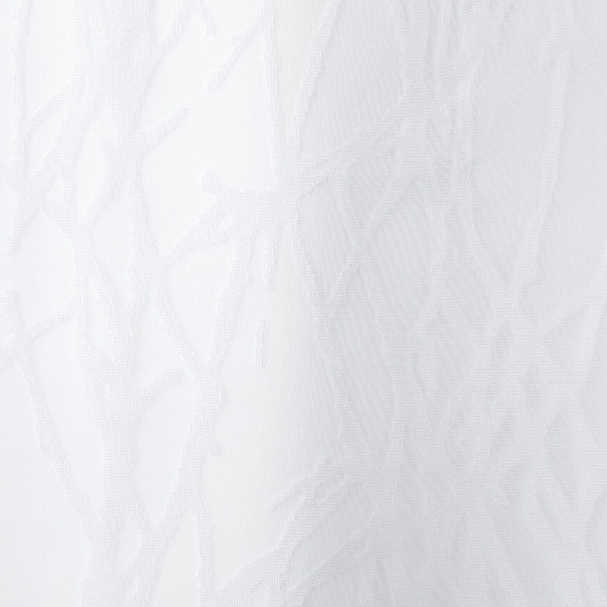 オパールプリント・サンゴプリーツカーテン／オフ白