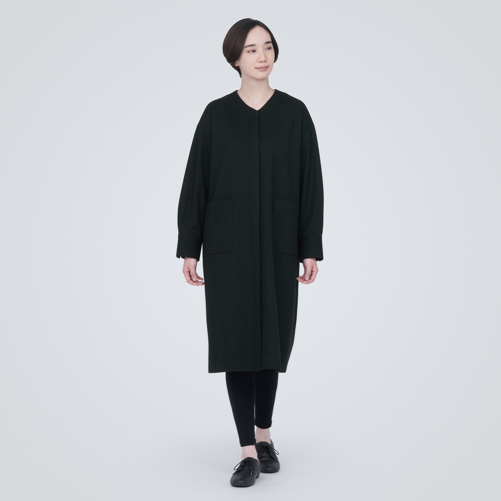 ストレッチ起毛ワンピース