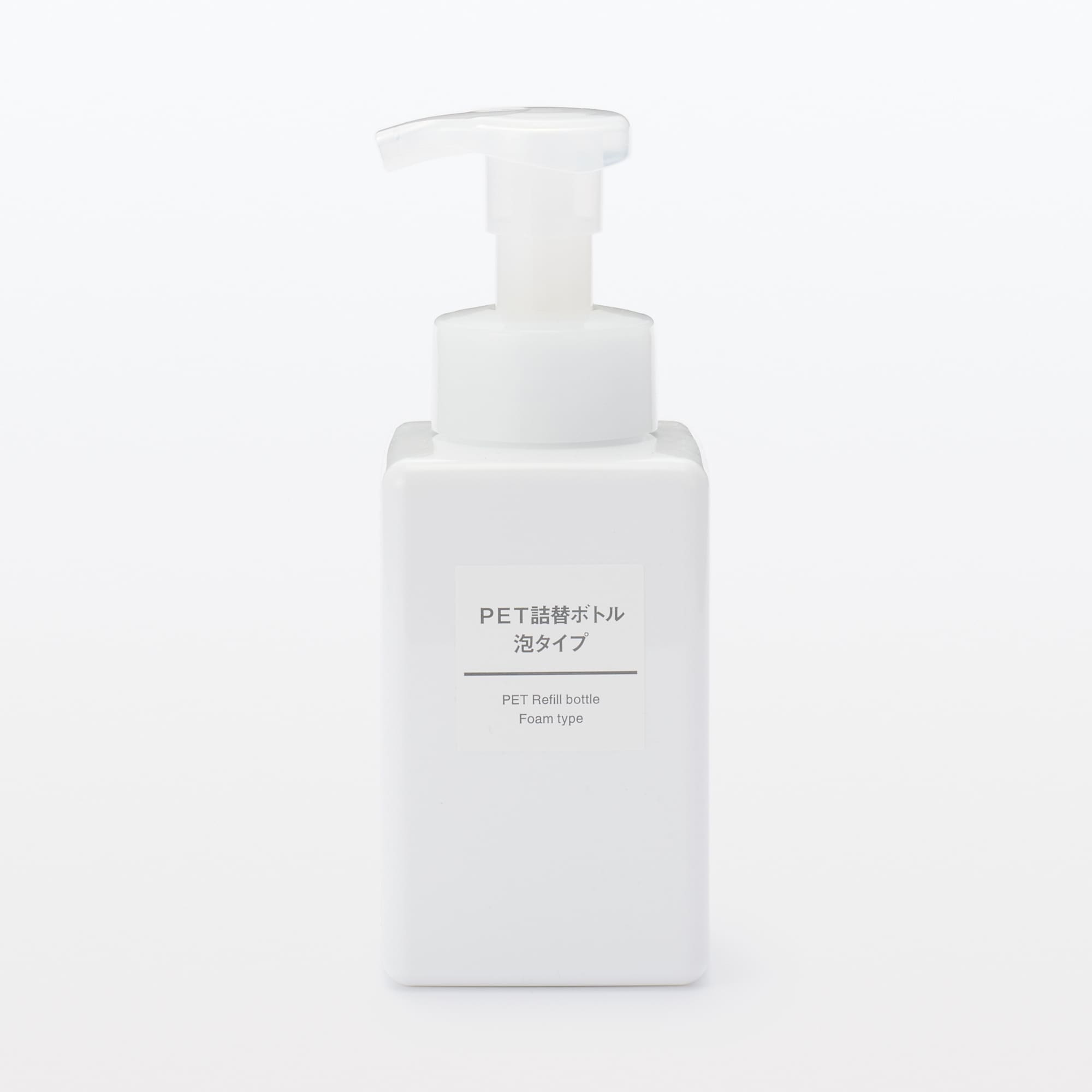 ＰＥＴ詰替ボトル　泡タイプ　ホワイト　４００ｍＬ