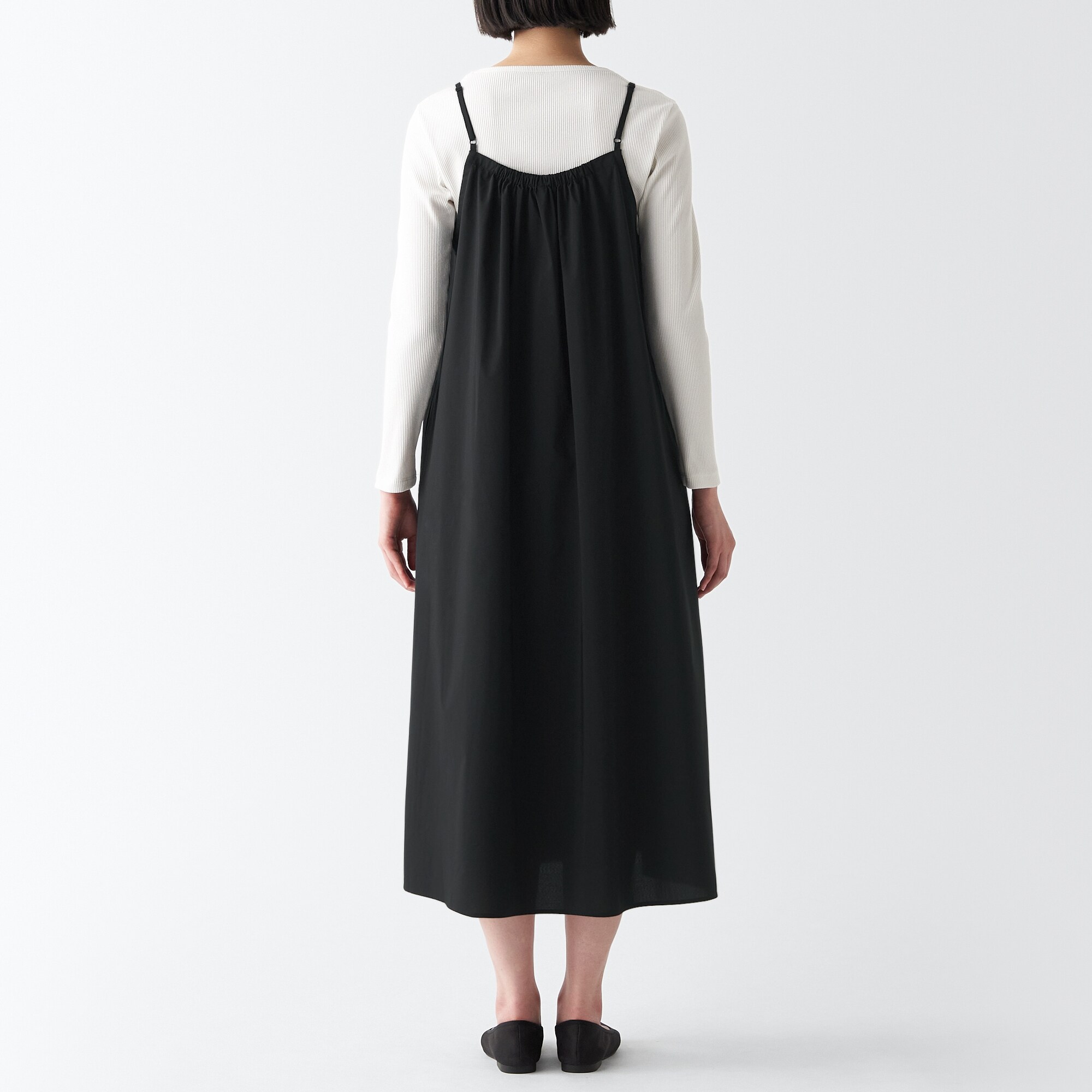 乾きやすいブロードキャミソールワンピース