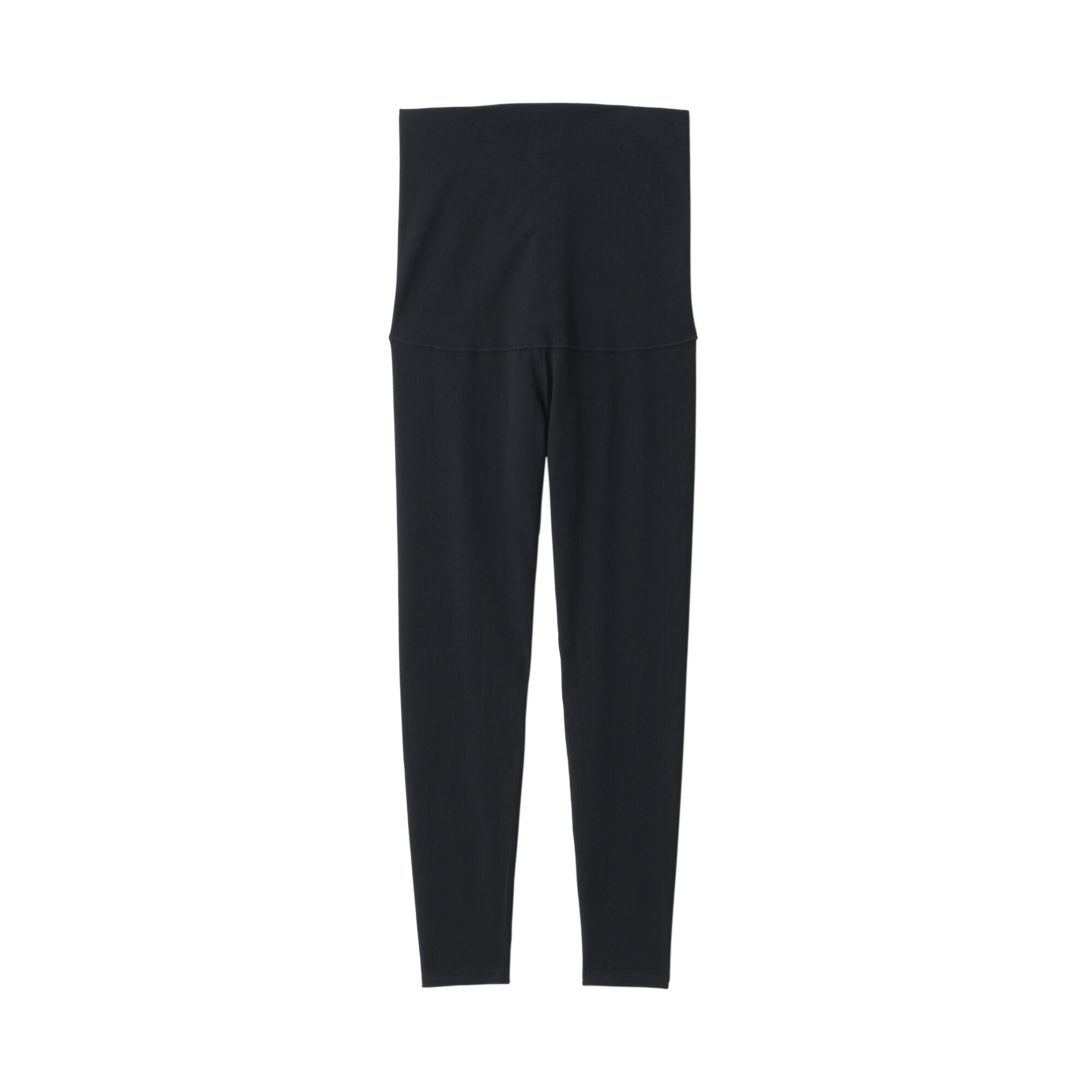 ストレッチ天竺編み　腹巻つきレギンス（十分丈）