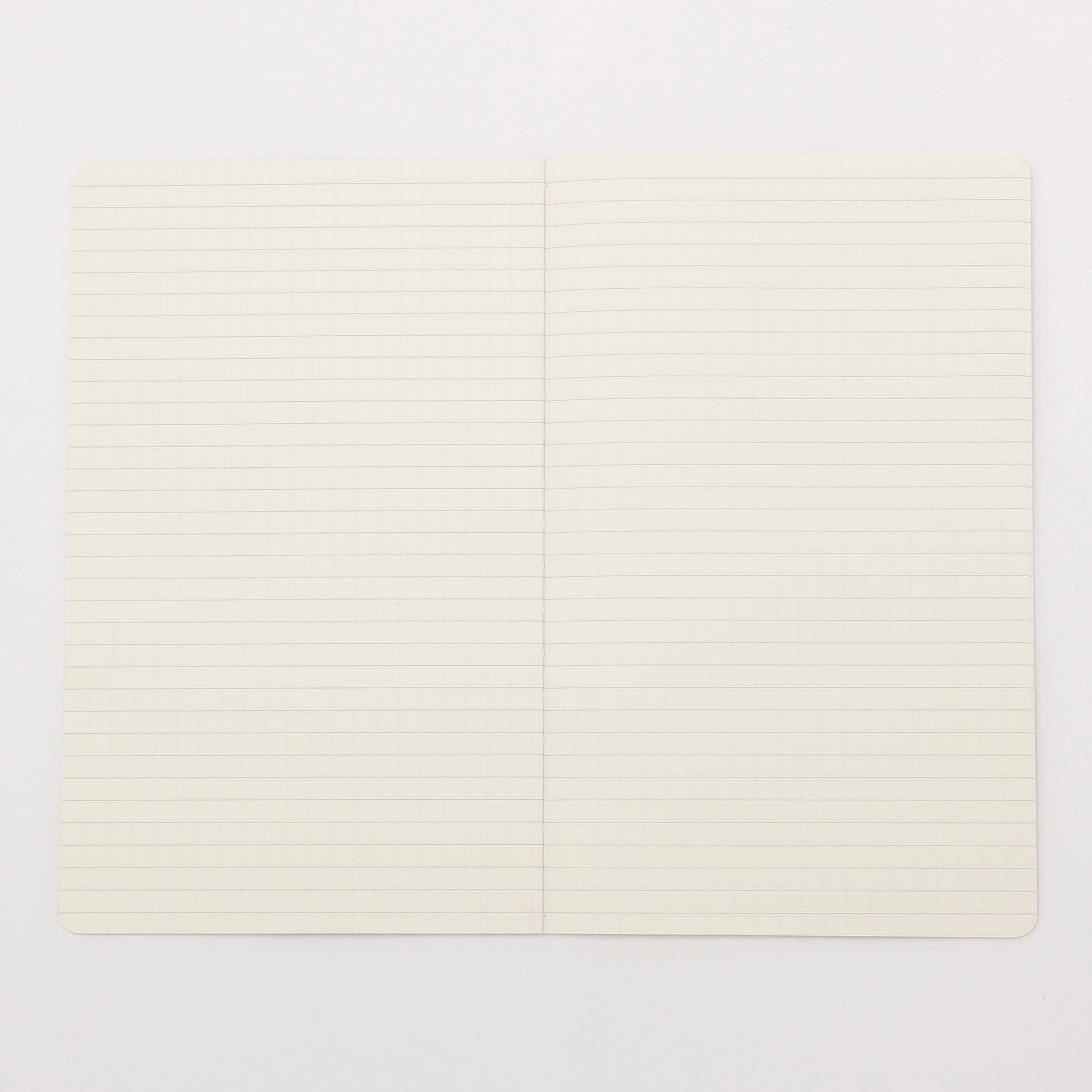 【Ａ５スリム】上質紙　スリムノート・横罫縦ドット　ライトグレー・４０枚
