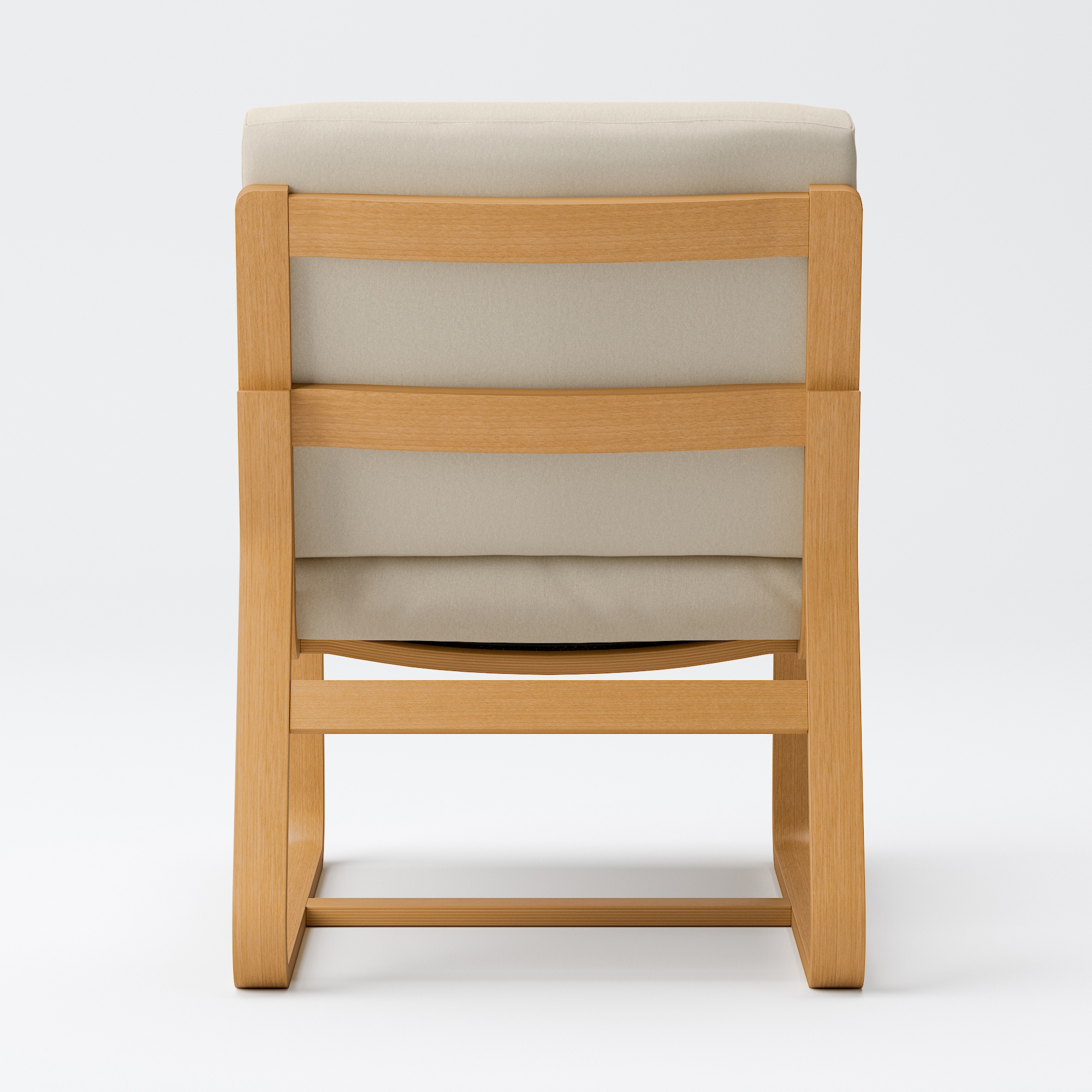 【カバー】洗いざらしの綿帆布リビングでもダイニングでもつかえるソファチェア用カバー