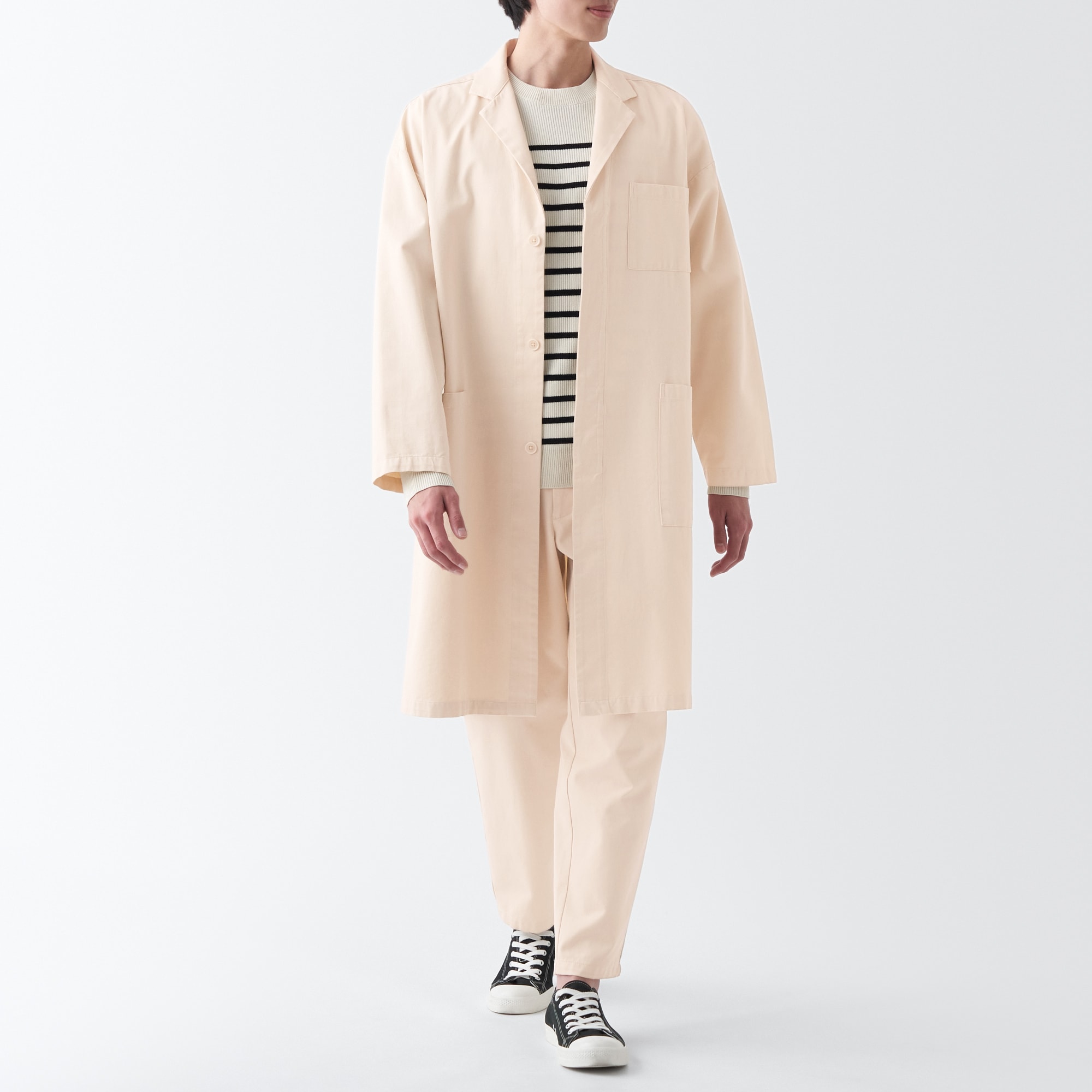 木の実から作ったカポック混コート