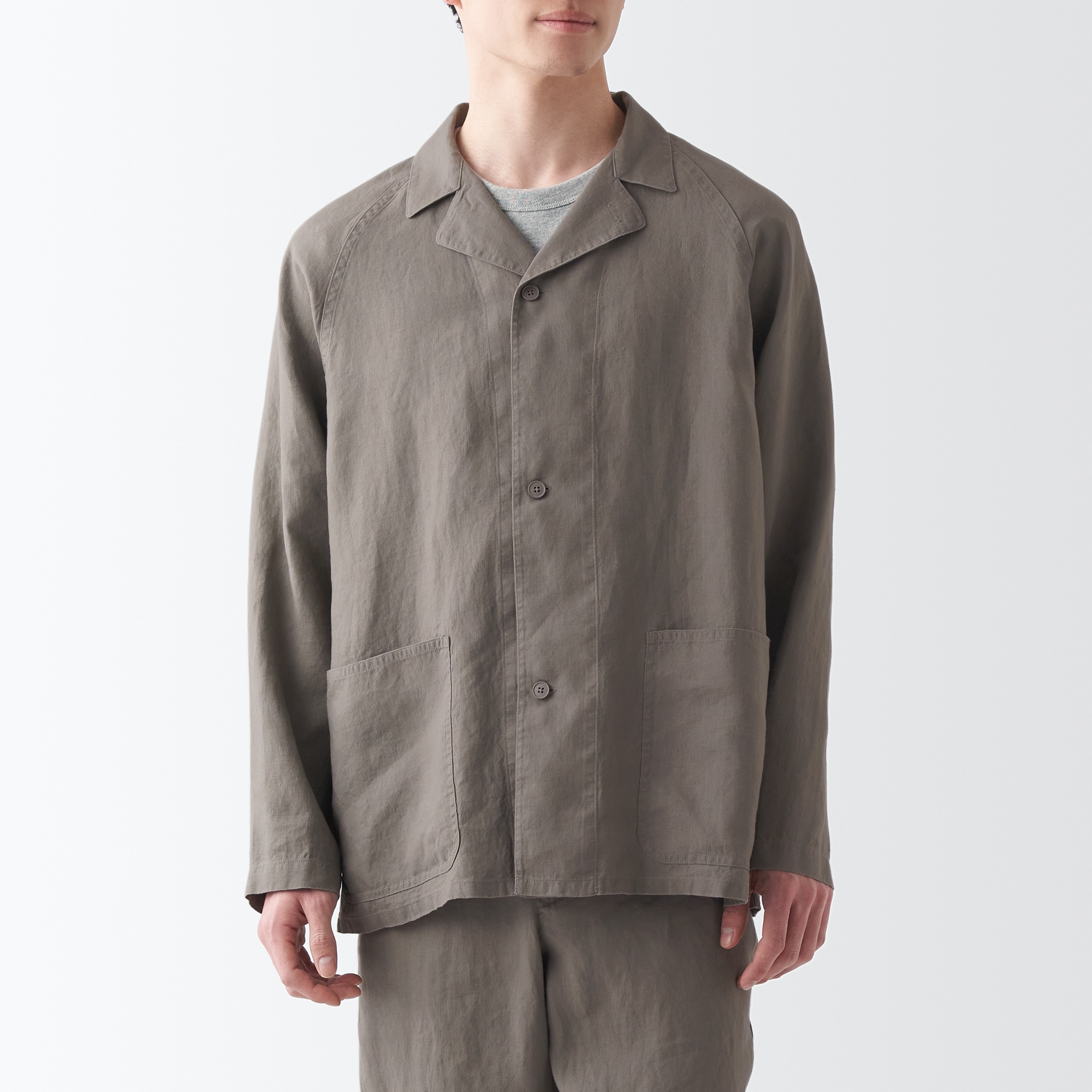 ヘンプシャツジャケット