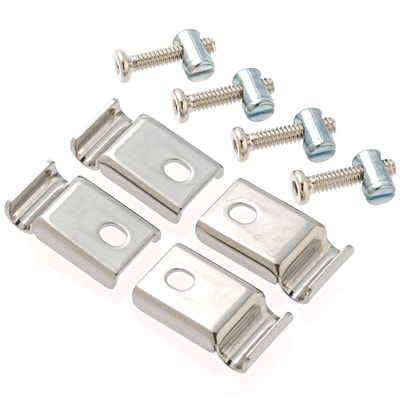 【パーツ】ステンレスユニットシェルフ／タモ材棚用コーナーフック・１枚分