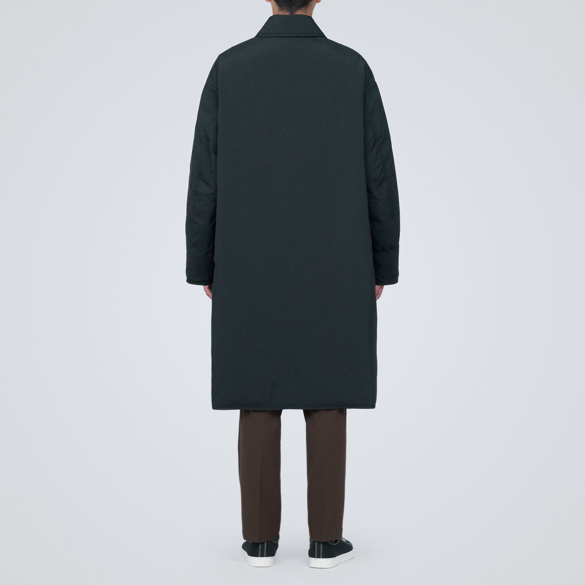 軽量ダウンステンカラーコート（帯電防止裏地）