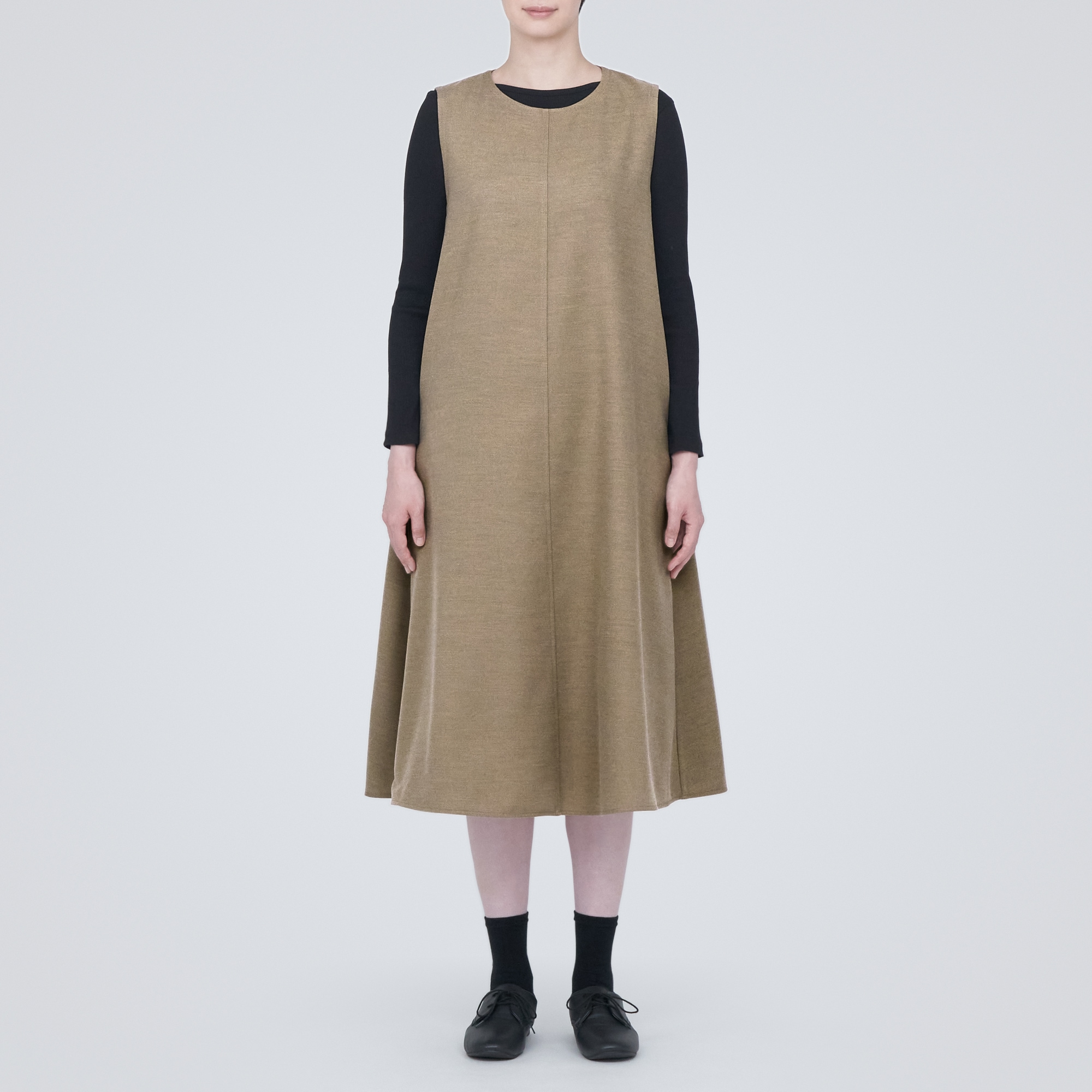 起毛ジャンパースカート