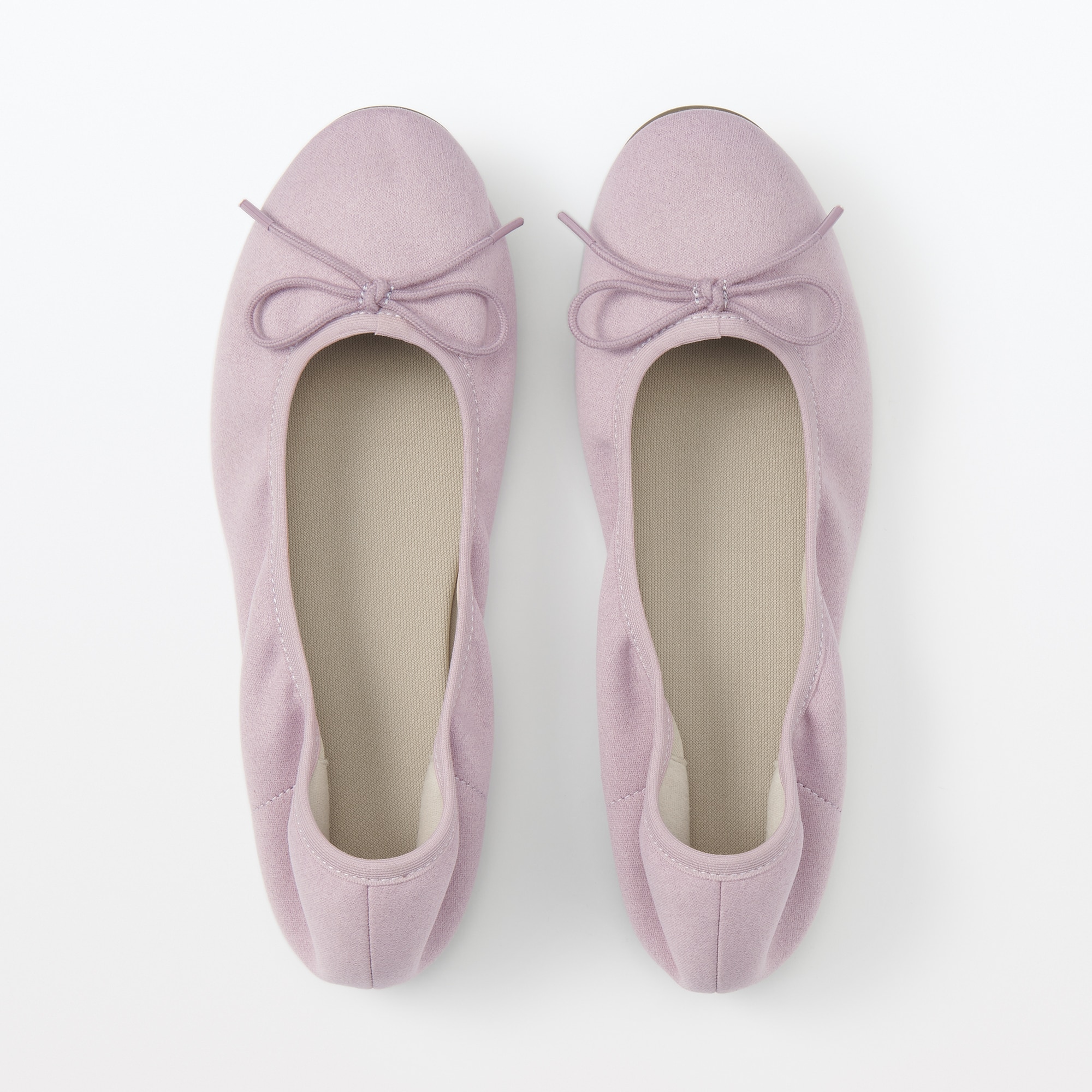 婦人　撥水リボンバレエシューズ