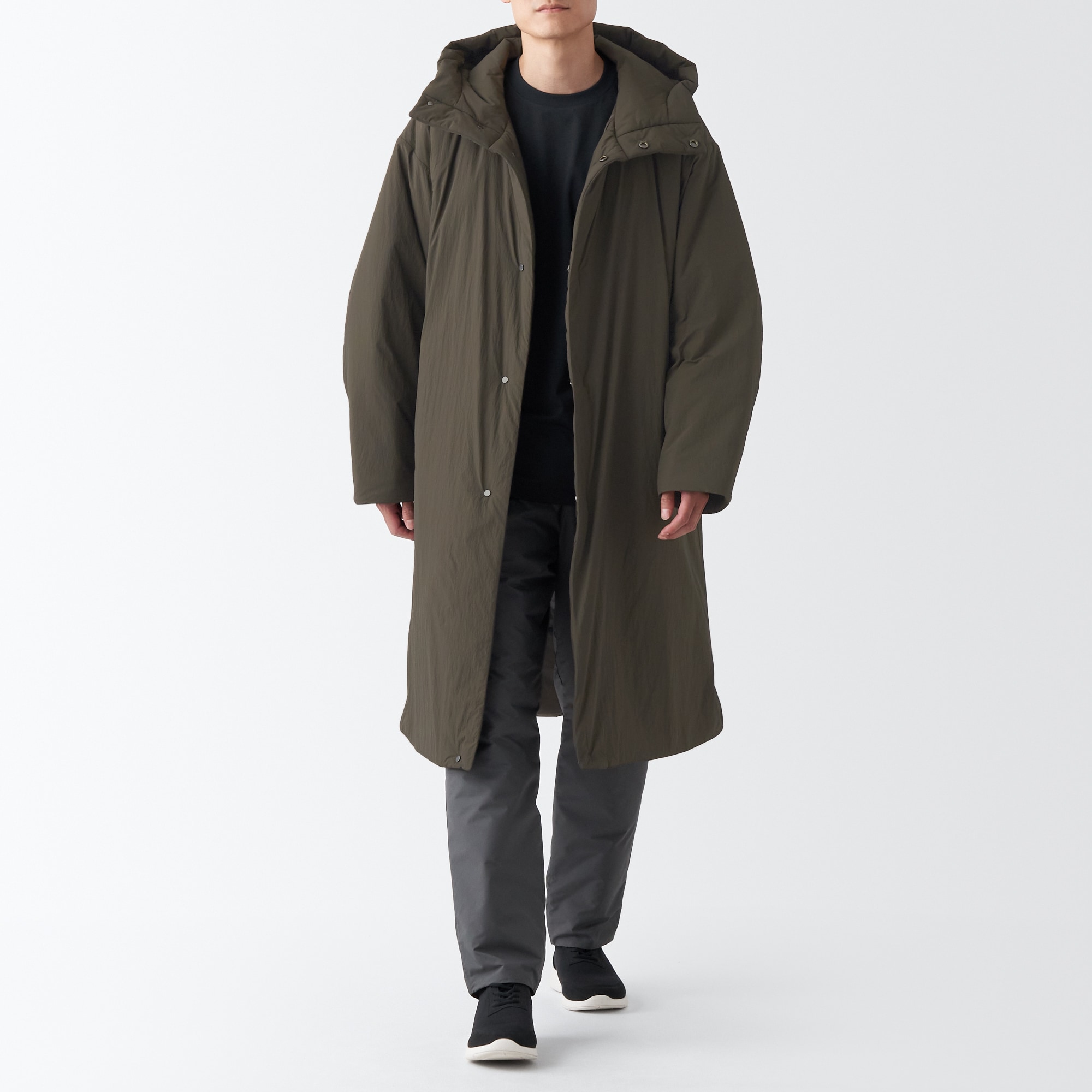 防風撥水中わたベンチコート