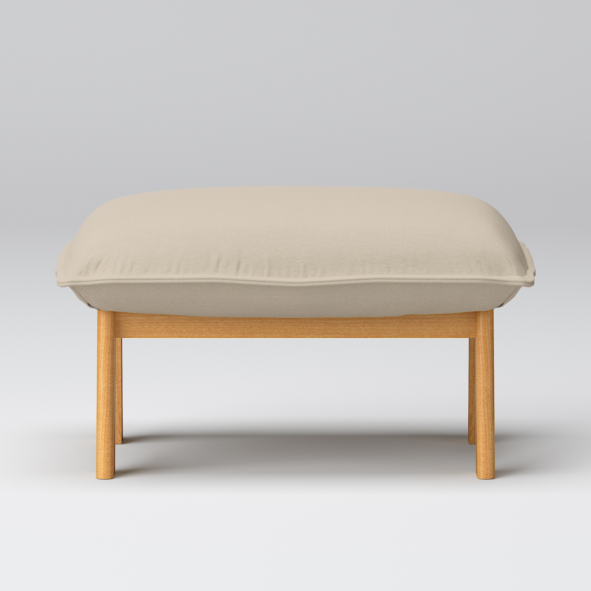 【カバー】洗いざらしの綿帆布ハイバックリクライニングソファ・オットマン用カバー