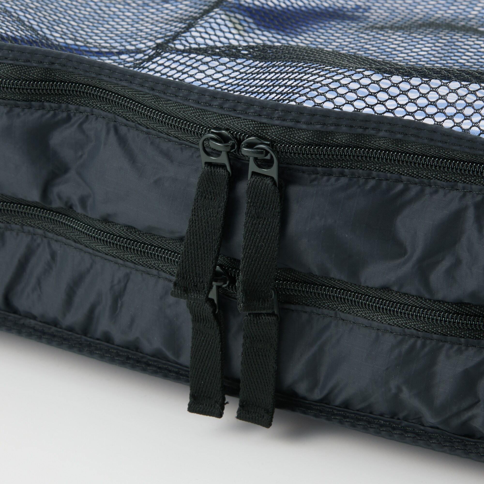 再生ナイロンたためる仕分けケース　ダブルタイプ／Ｍ