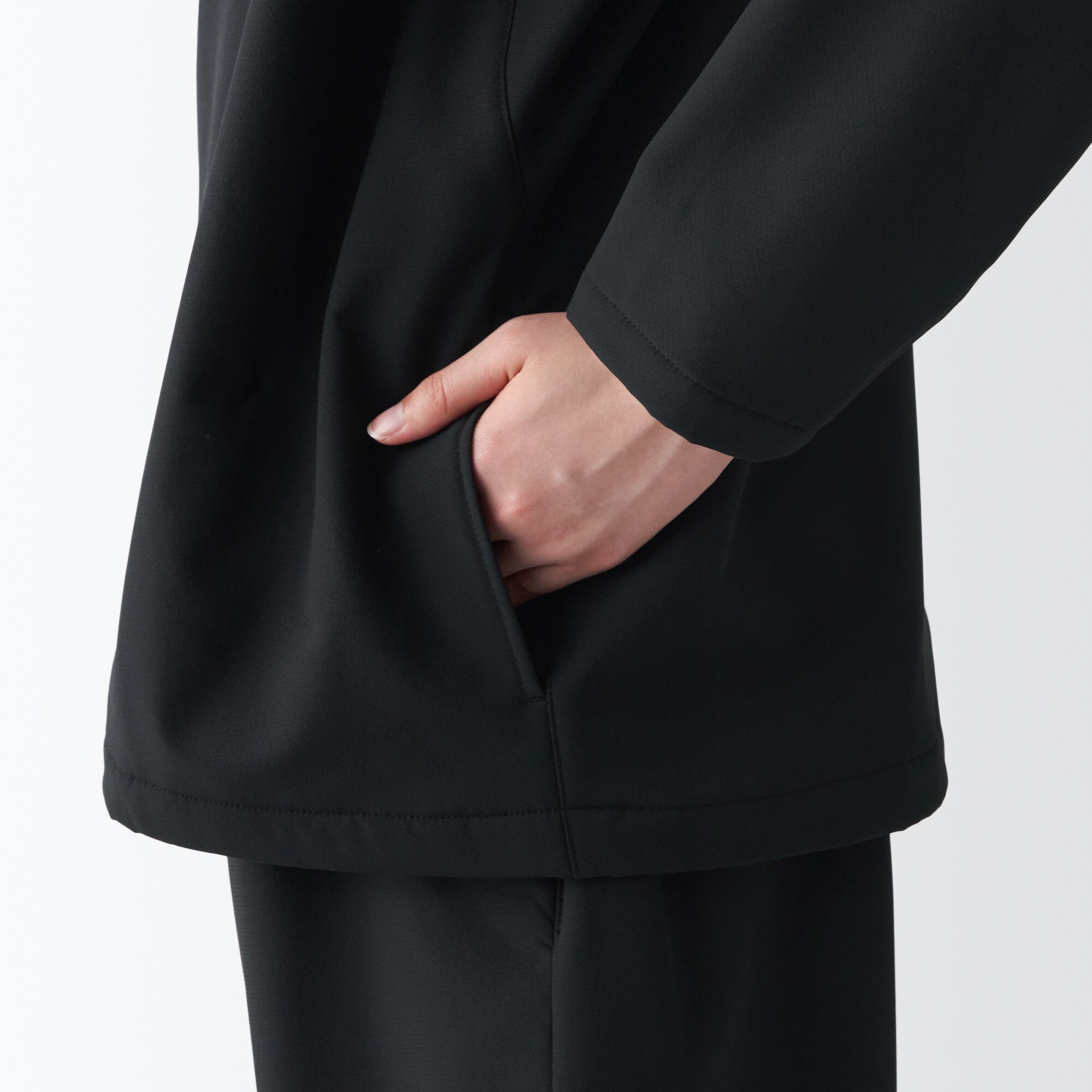 裏起毛プルオーバー