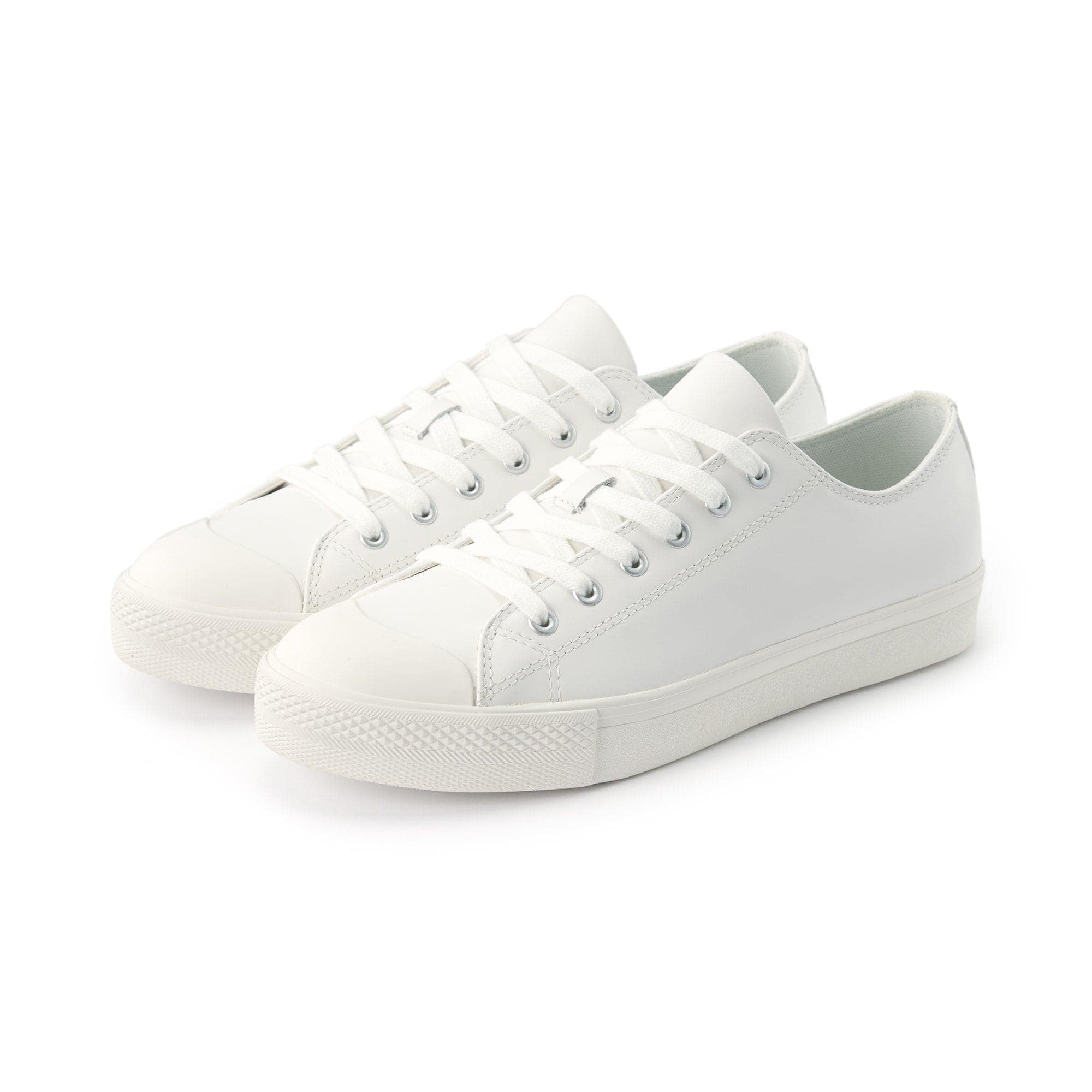 疲れにくい　撥水　レザースニーカー