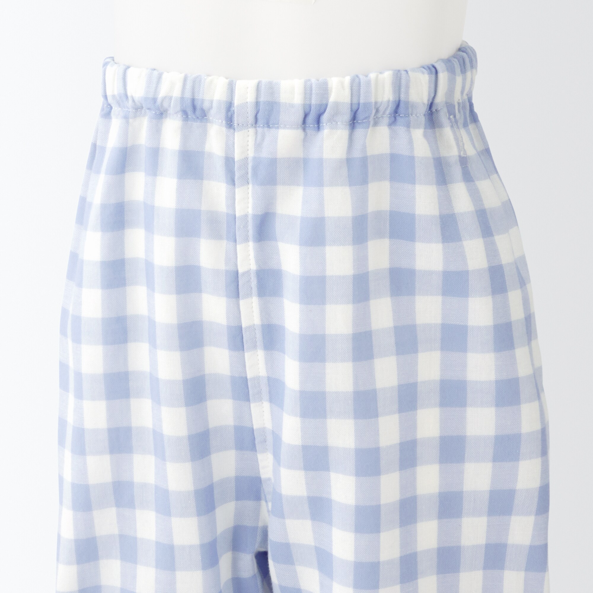 脇に縫い目のない　二重ガーゼお着替えパジャマ（ベビー）