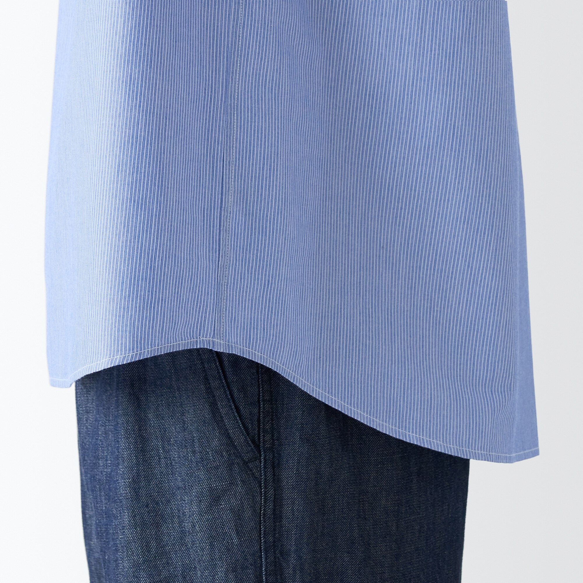 和紙混スタンドカラーシャツ（紳士）