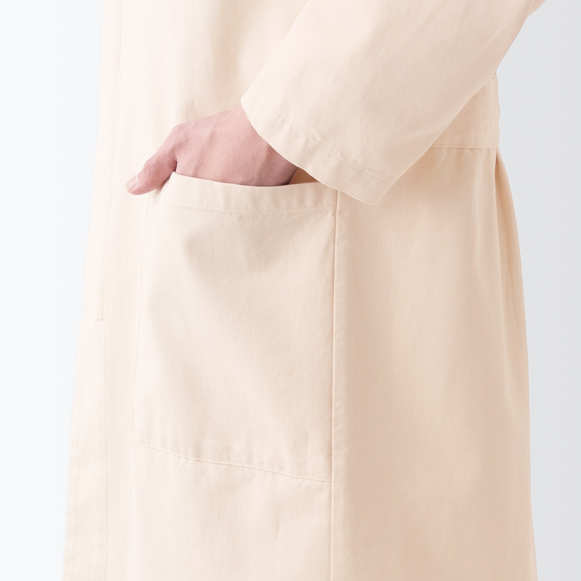 木の実から作ったカポック混コート