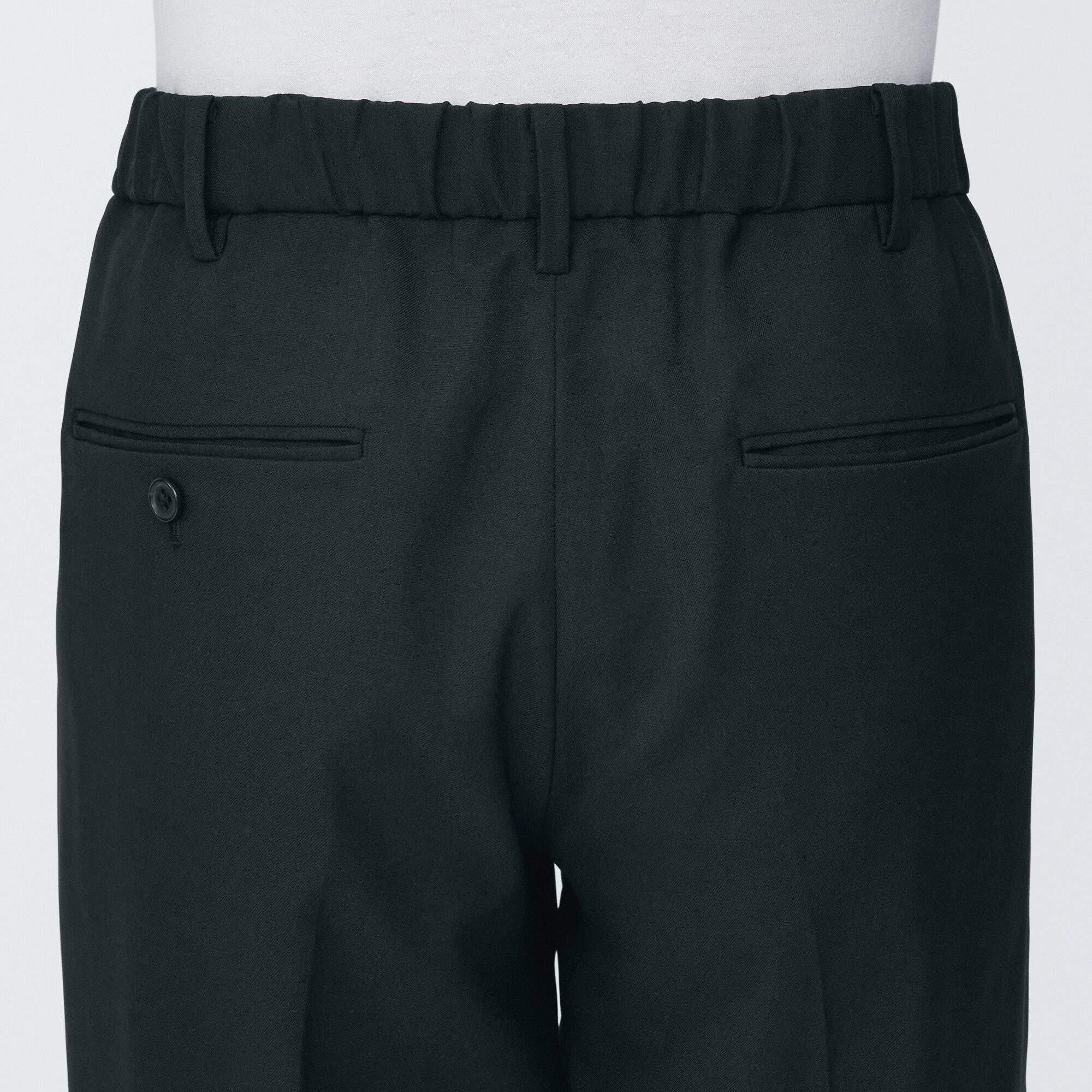 紳士　シワになりにくいストレッチワンタックパンツ