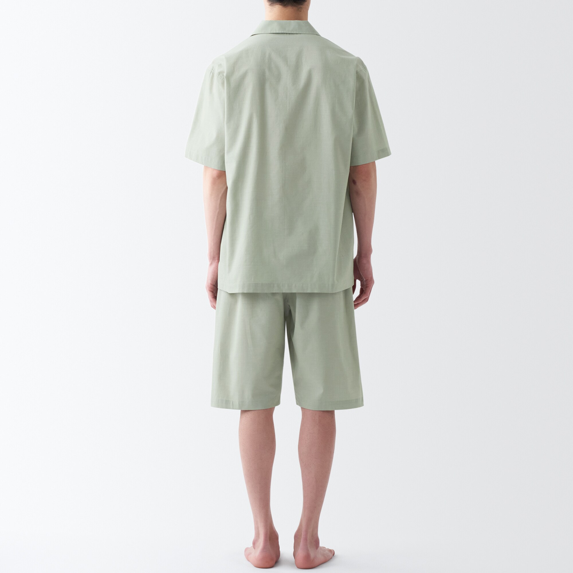 綿ブロード　半袖パジャマ