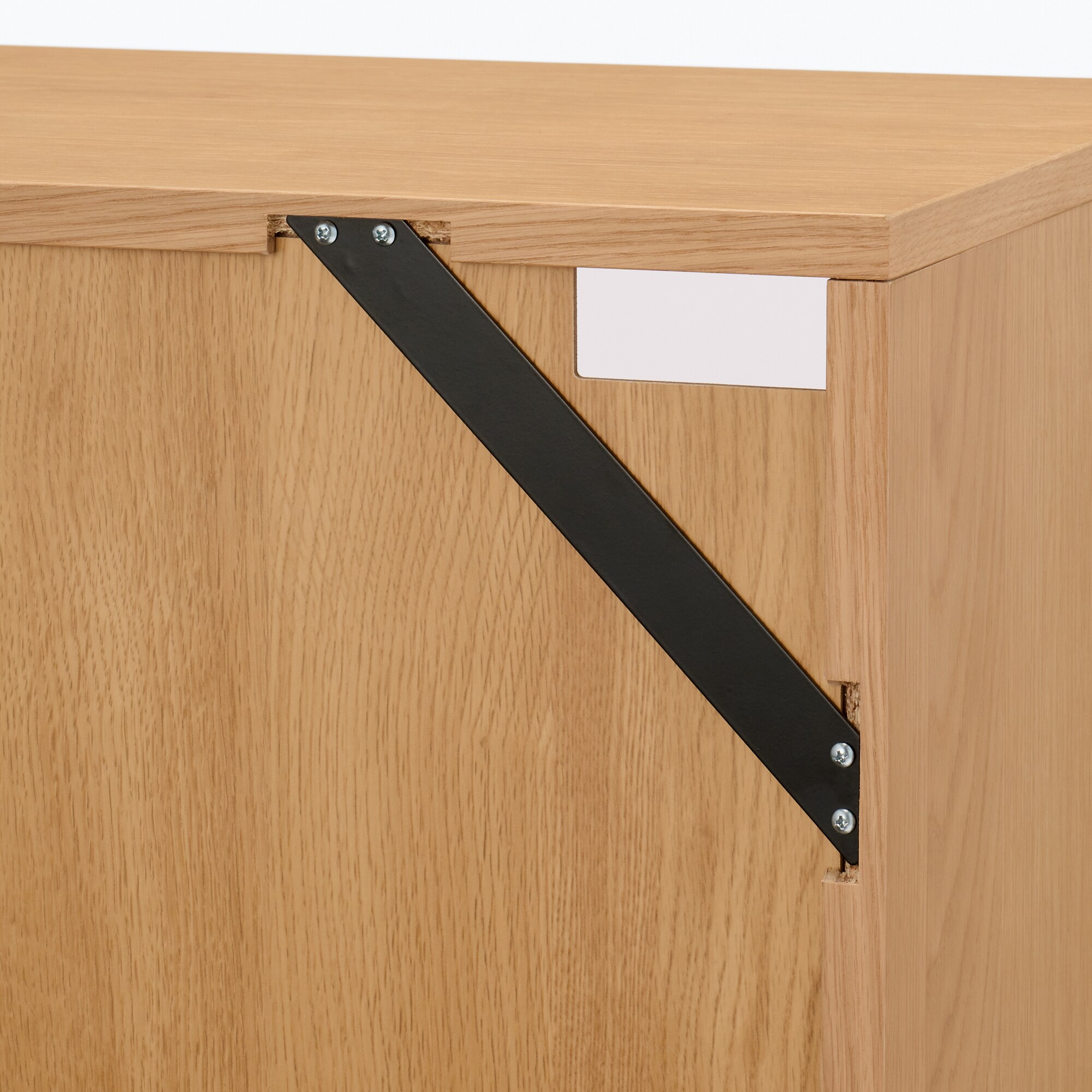 木製キャビネット　ガラス扉