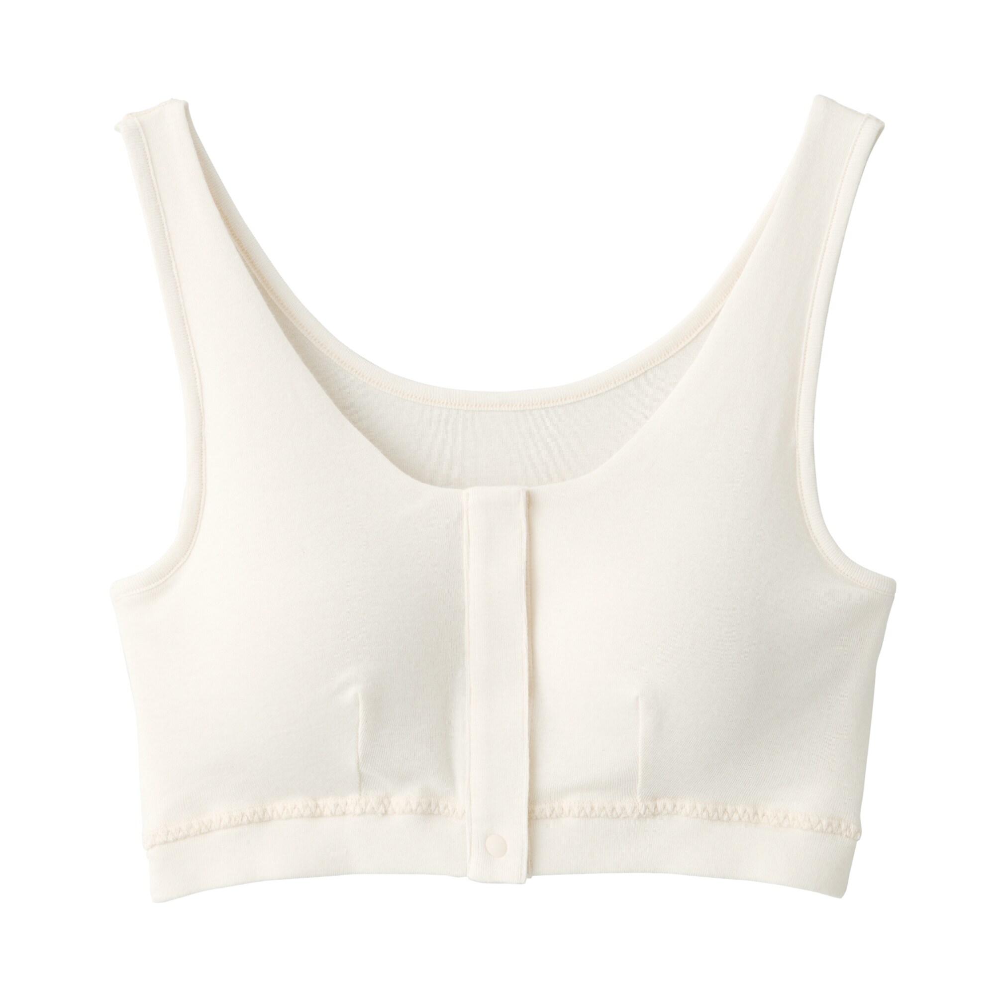 無染色前開きブラジャー