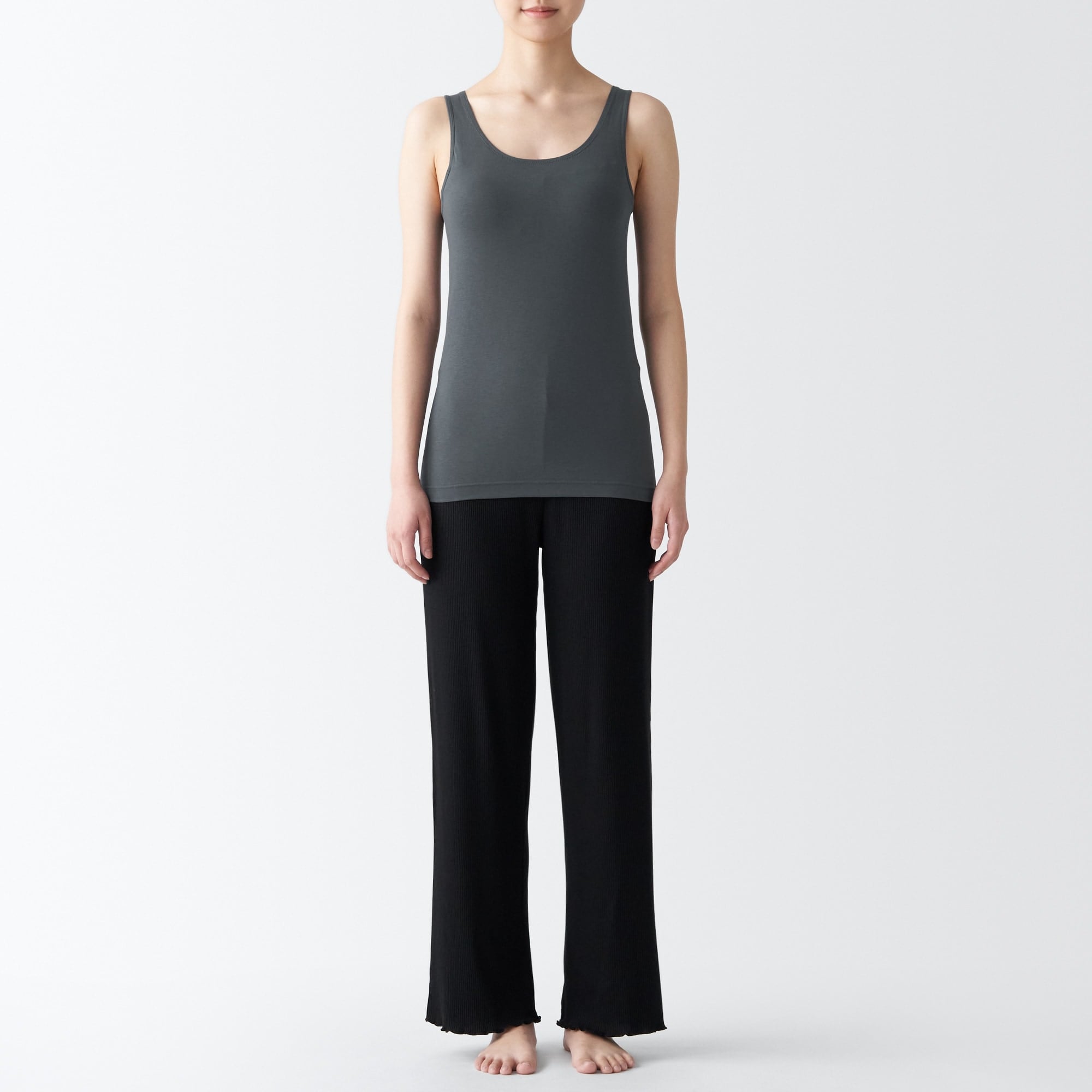 シルク混ブラタンクトップ