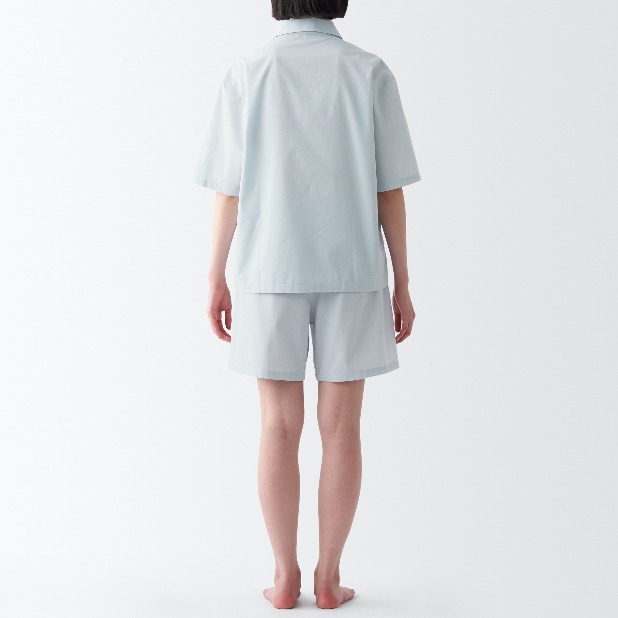 綿ブロード　半袖パジャマ